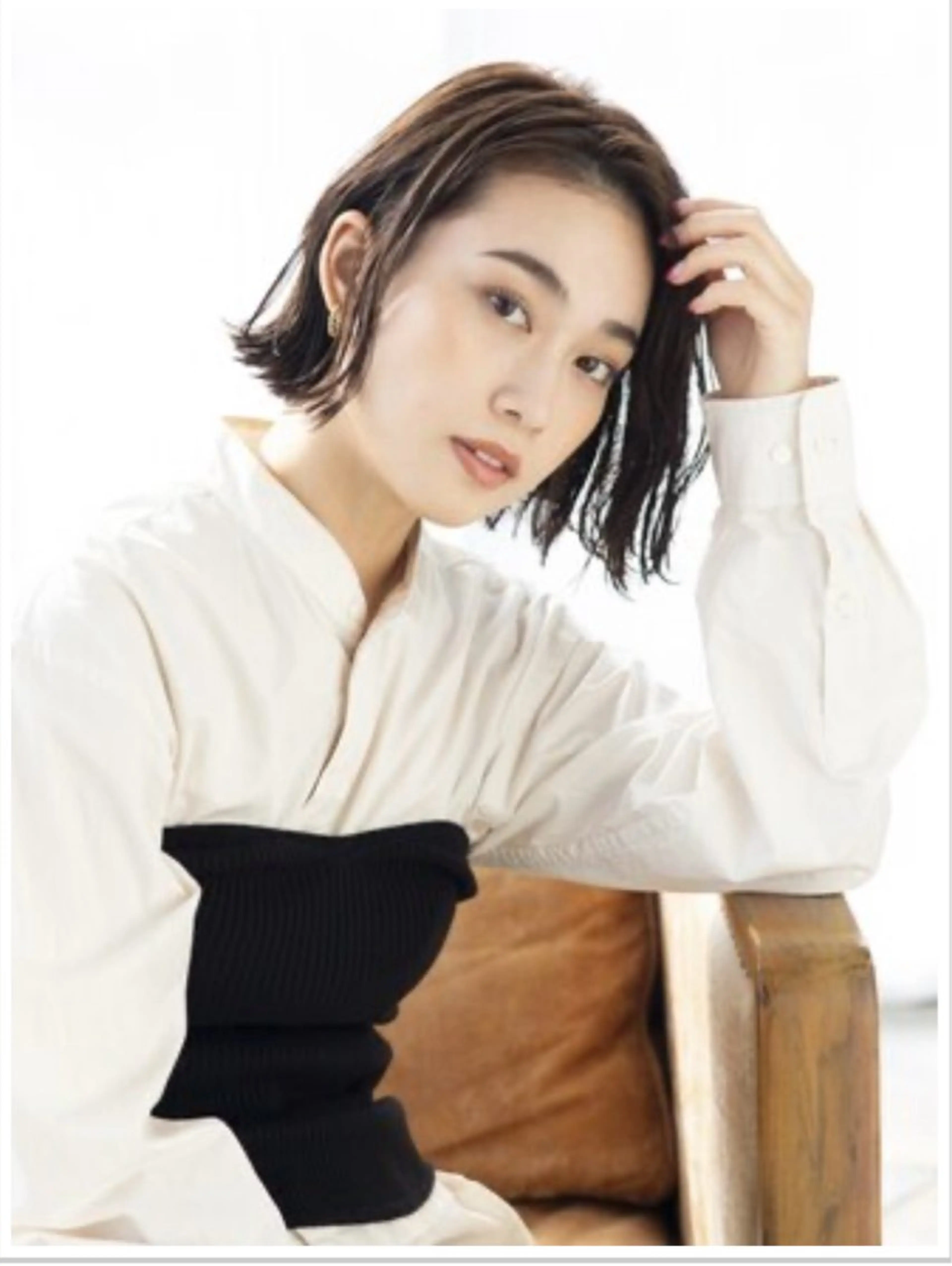 カラー 田中 愛利子のヘアスタイル