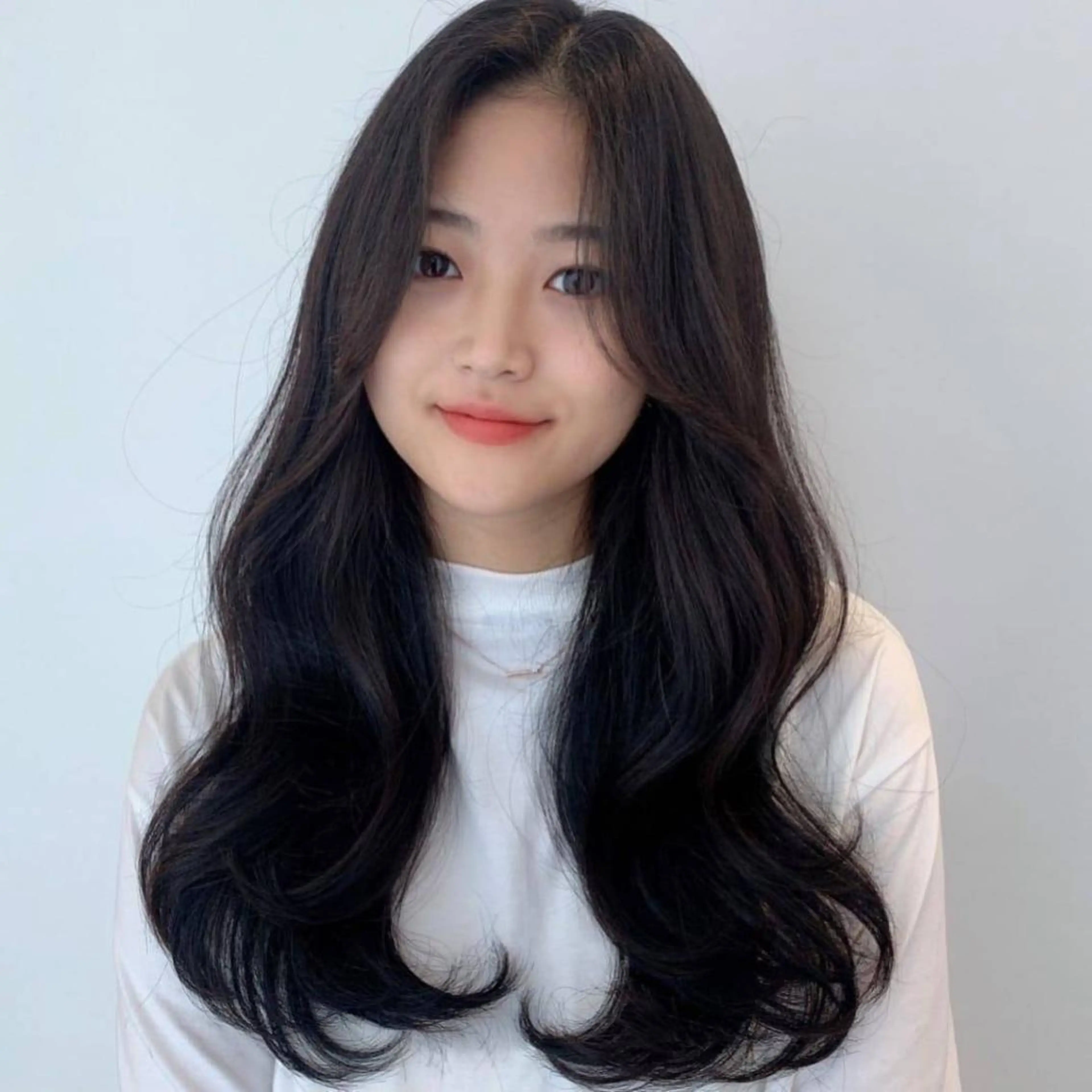 ロング 韓国特化エクステ🟨 エクステのヘアスタイル