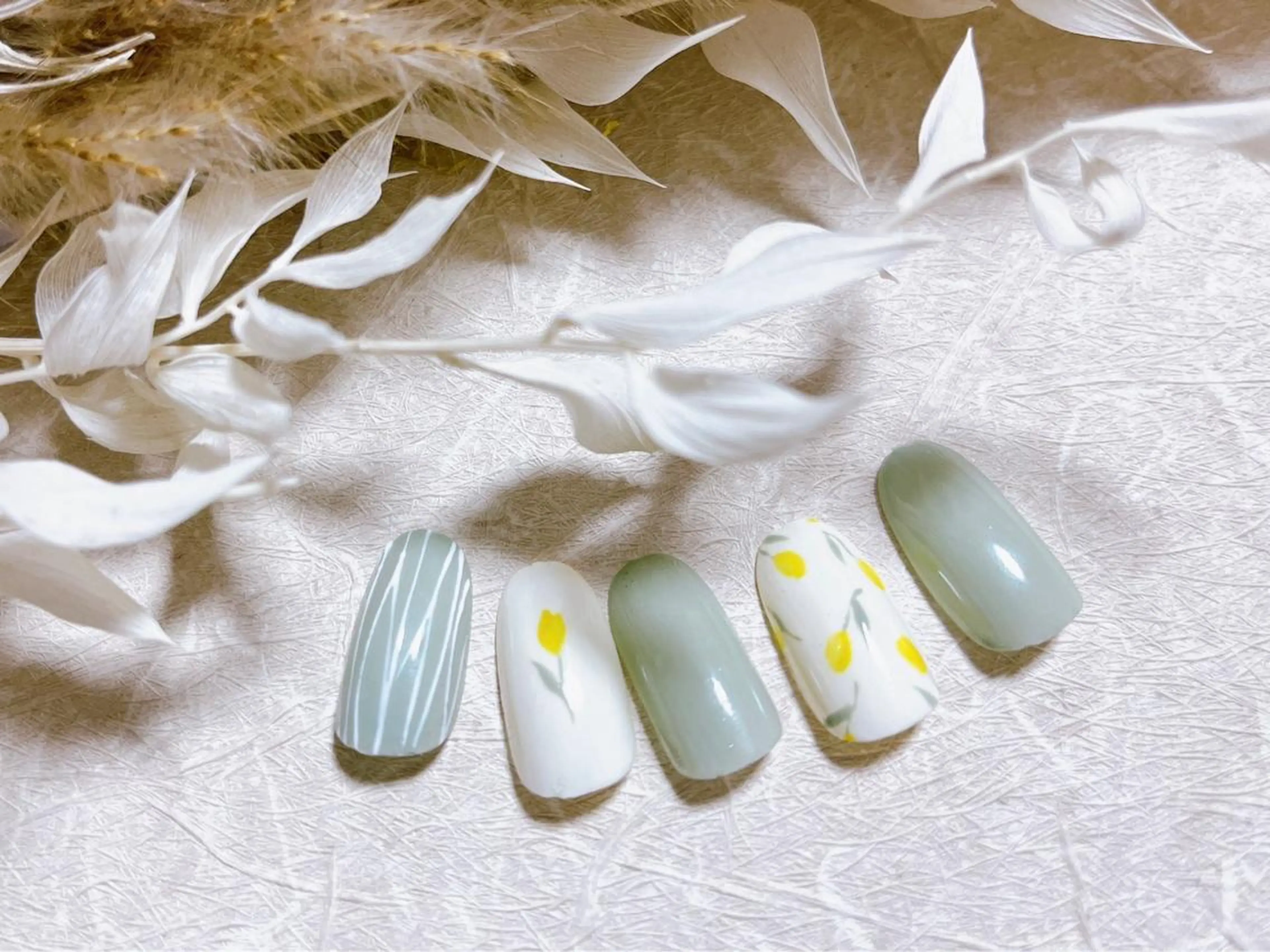 ネイル フットネイル フレンチネイル ジェルネイル ハート 韓国ネイル Mogu nail 二子玉川のネイルデザイン