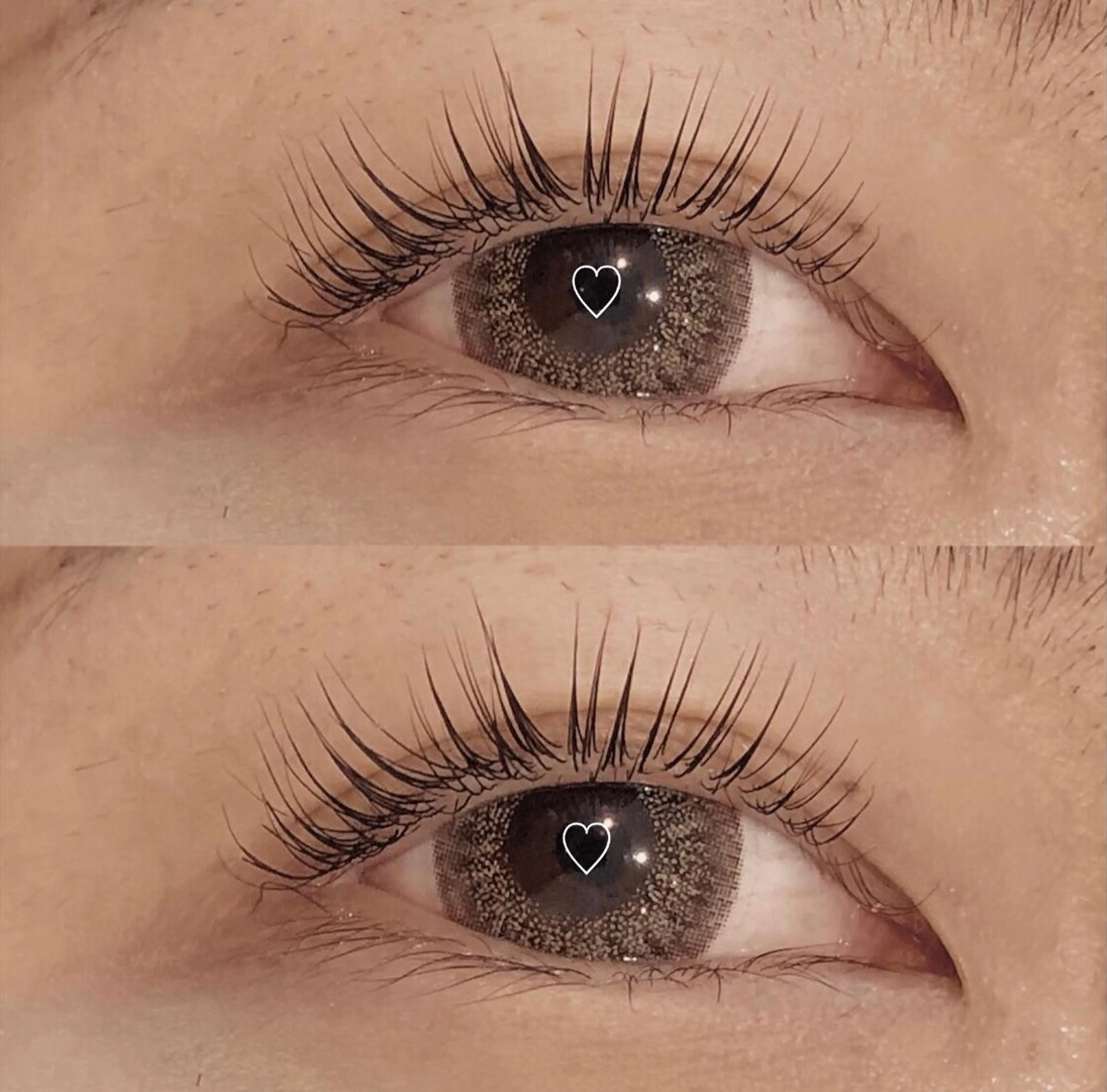 マツエク・マツパ パリジェンヌラッシュリフト sol bydiar /　riho🌺:)のマツエク・マツパデザイン