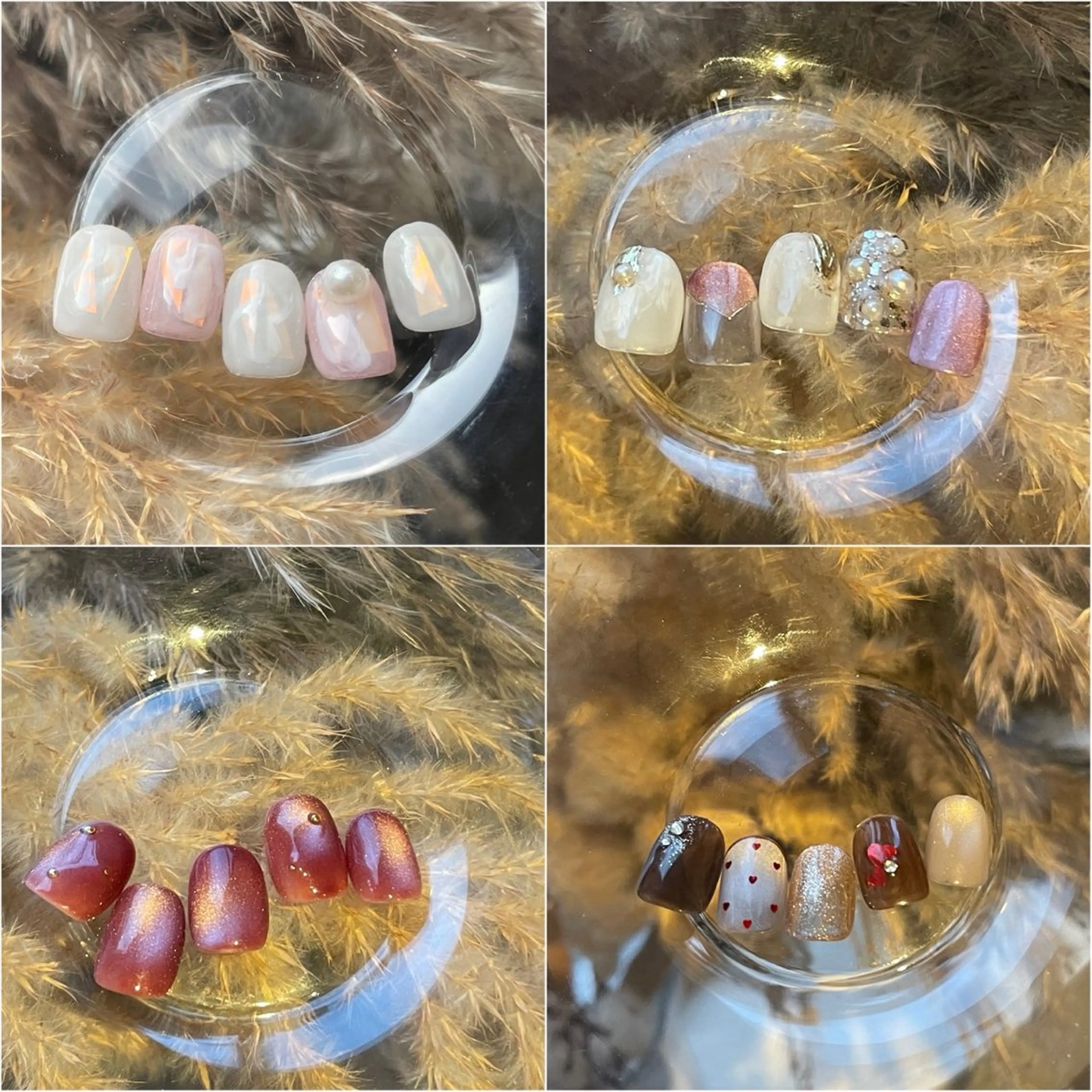 人気NO.1✨ハンド/オフケア込/ニュアンスアート6種/色指定ありの写真