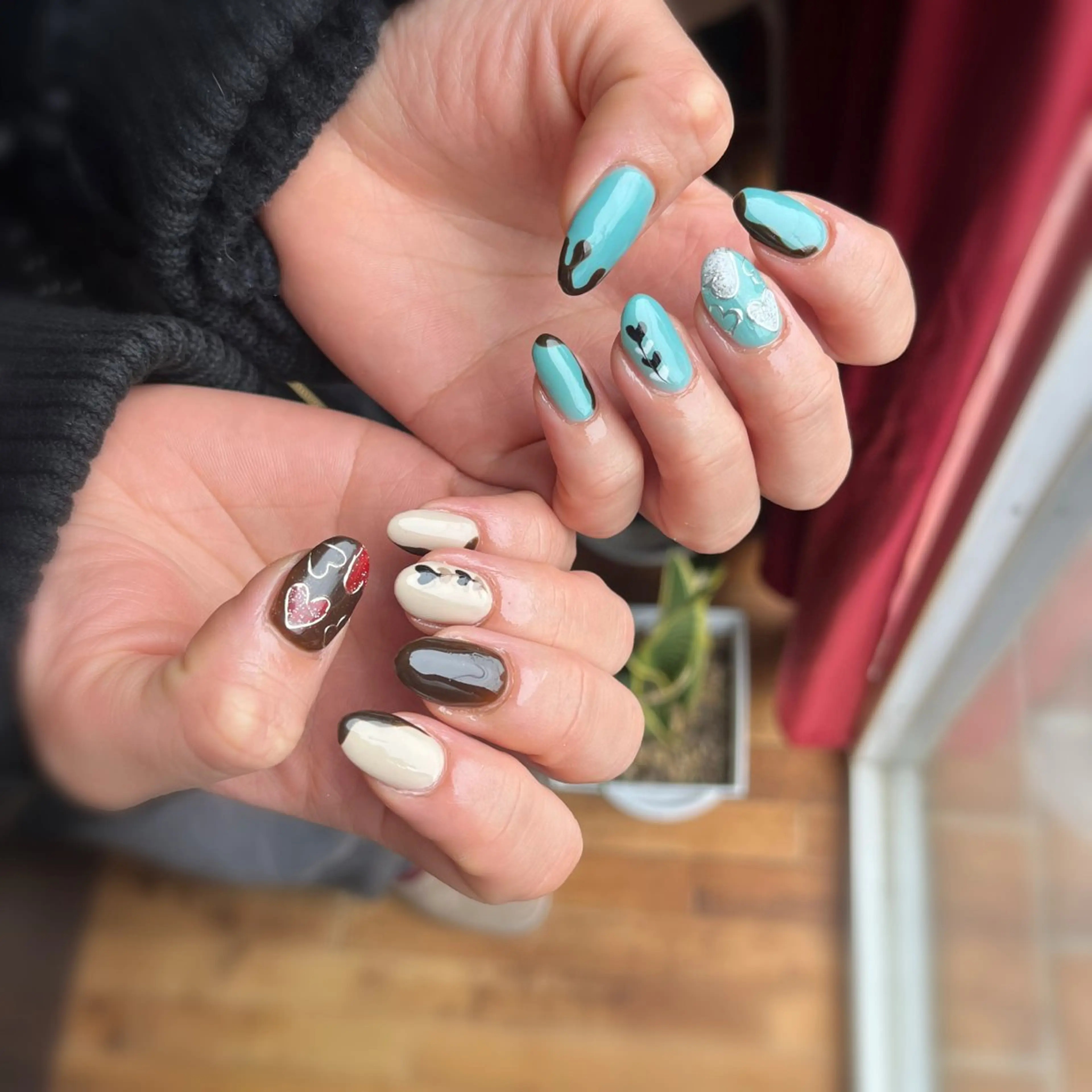 ネイル バレンタイン 大杉 泉翔のネイルデザイン