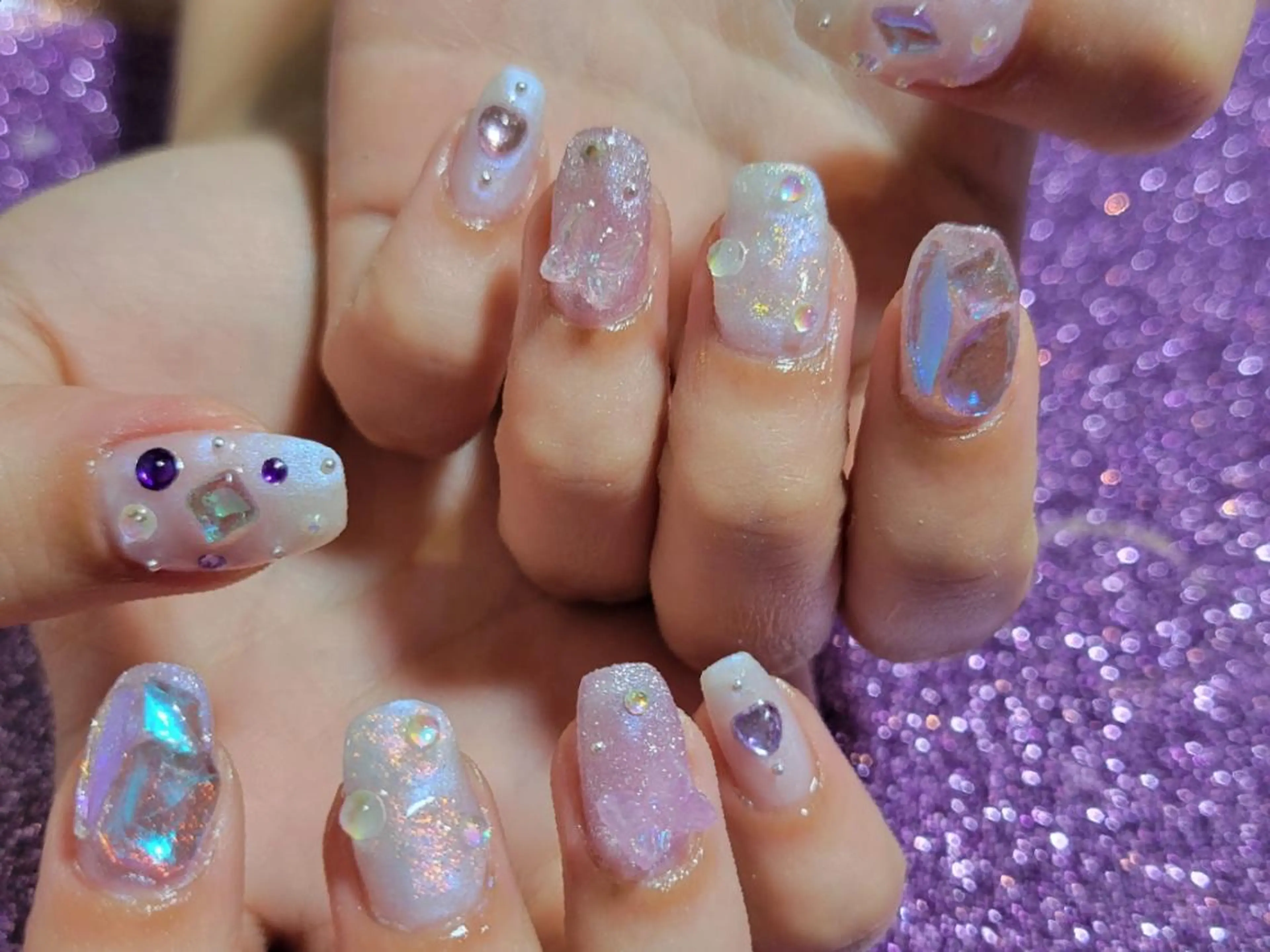 ネイル 💜bora .のネイルデザイン