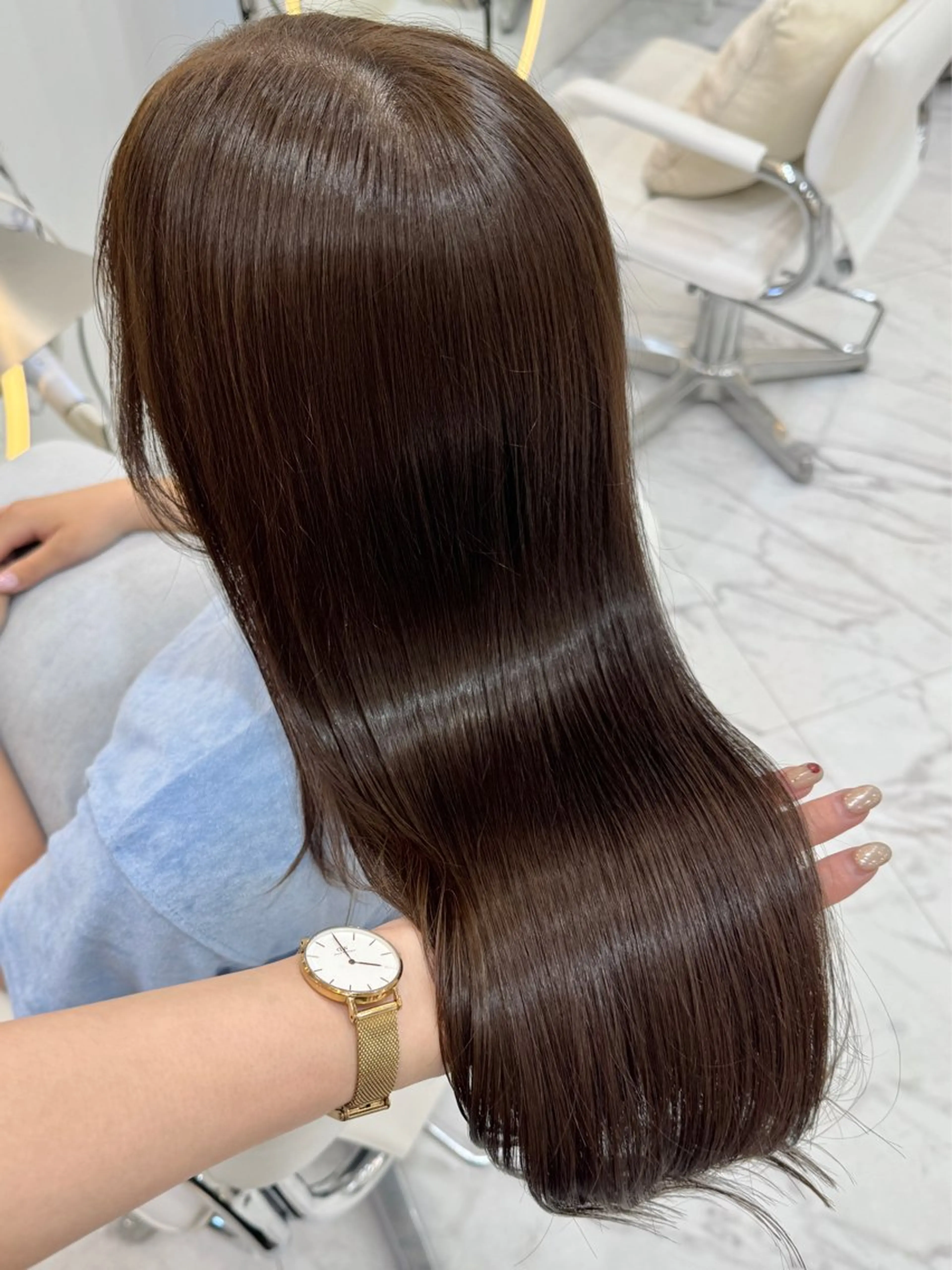 ロング カット ヘアカラー 縮毛矯正 髪質改善/艶髪 MINAMIのヘアスタイル