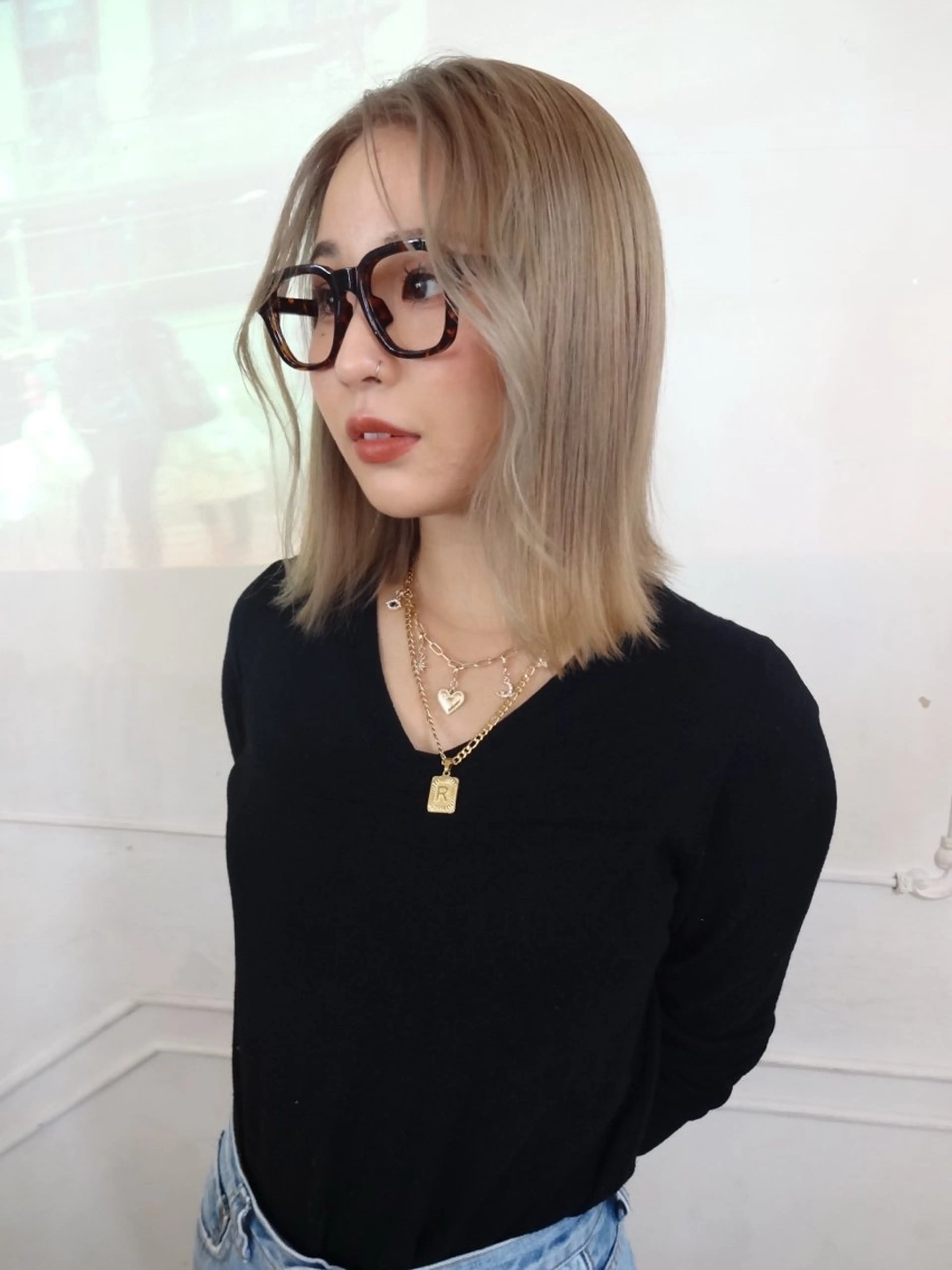 ダブルカラー (ケアブリーチ+オンカラー)の写真