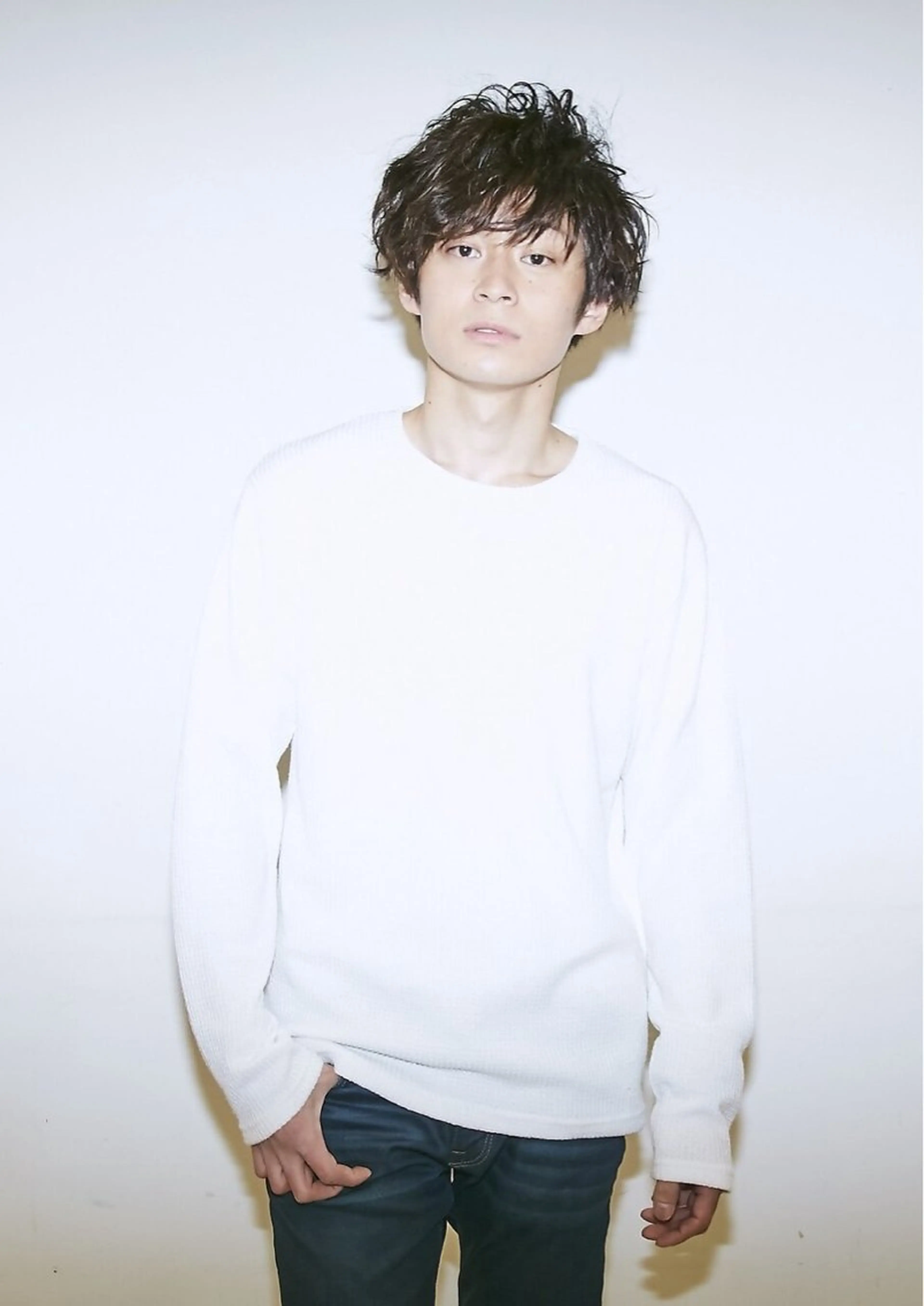 カット+フェザーパーマorシャドウパーマの写真