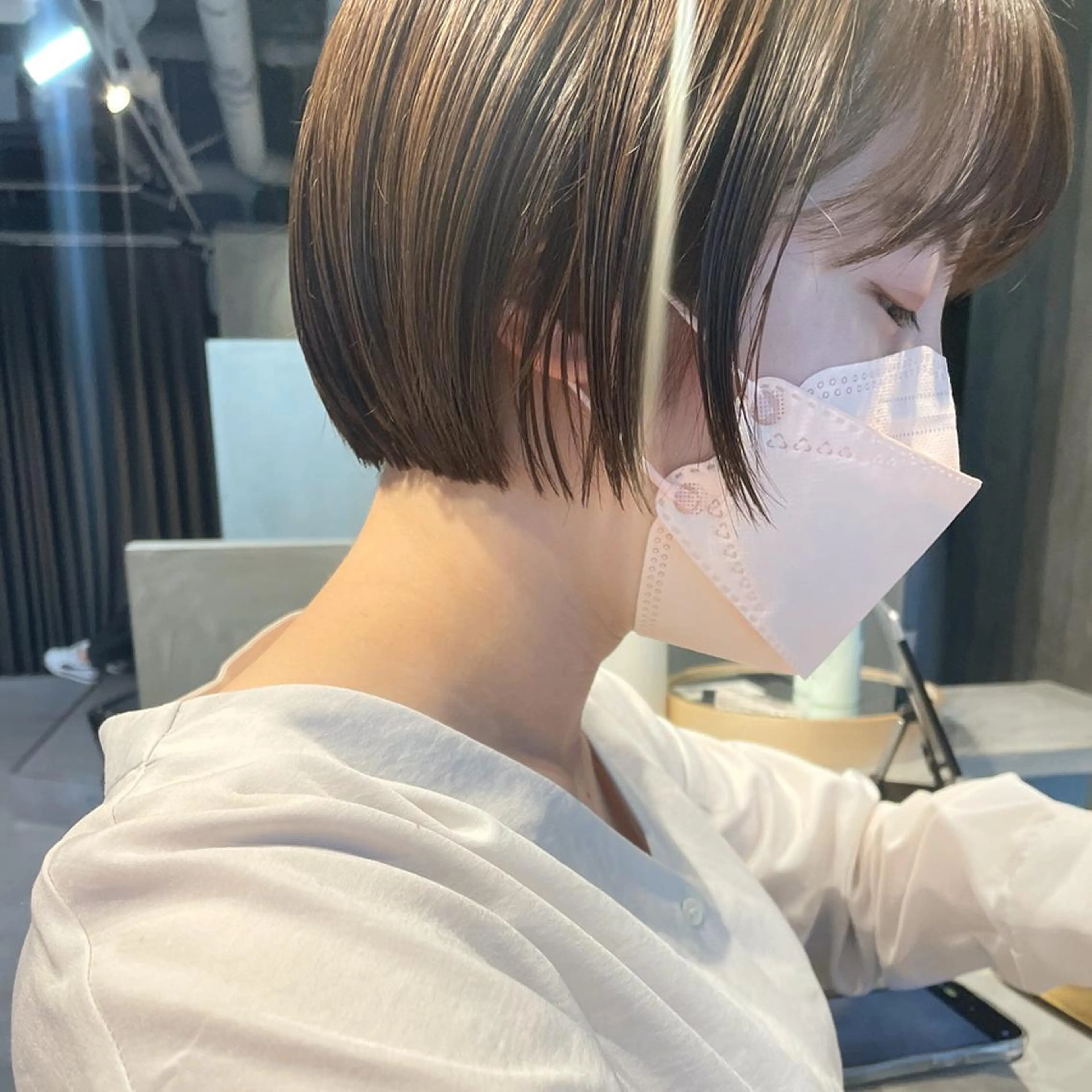 ショート ショートボブ ボブ ショートヘア カット ヘアカラー ヤマモト マイのヘアスタイル