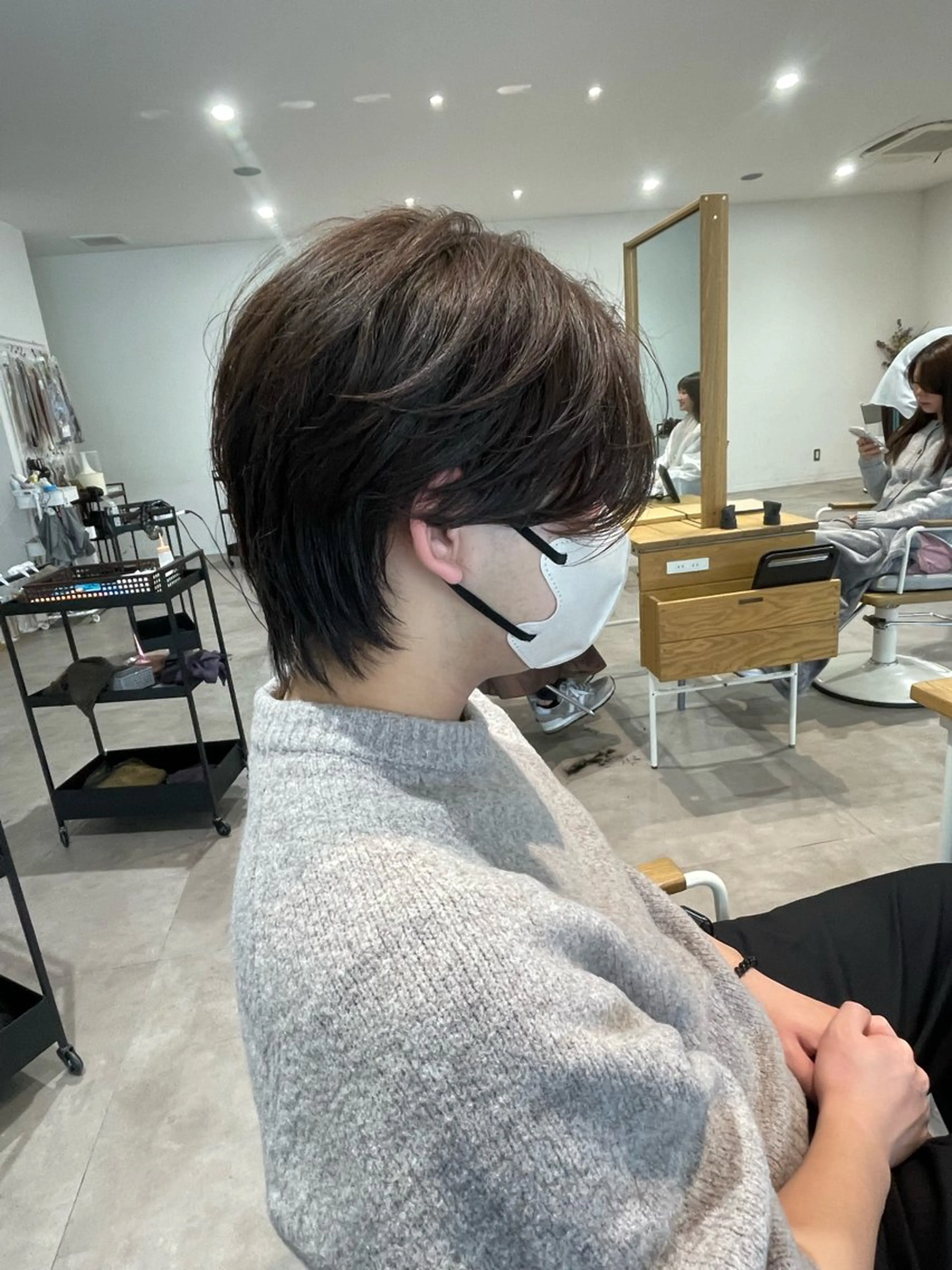 ミディアム カット 樋口 令惟のヘアスタイル