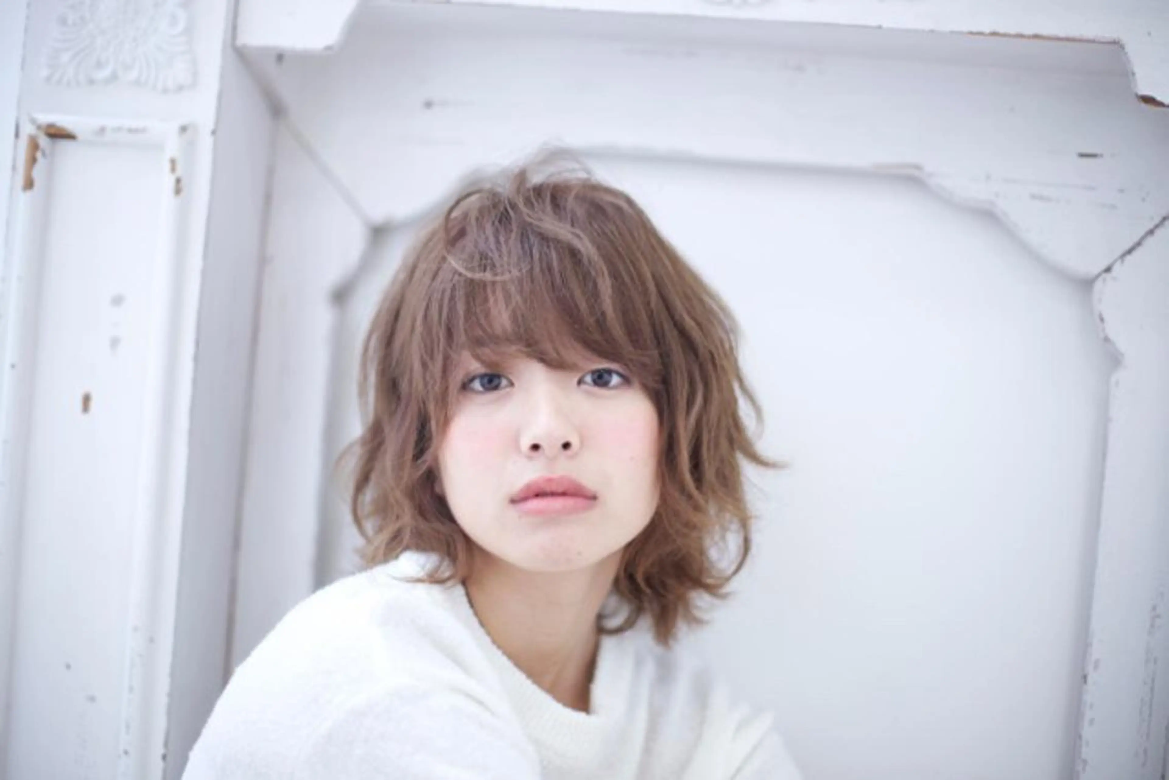 ミディアム 艶カラー/フェイス レイヤー/たむのヘアスタイル