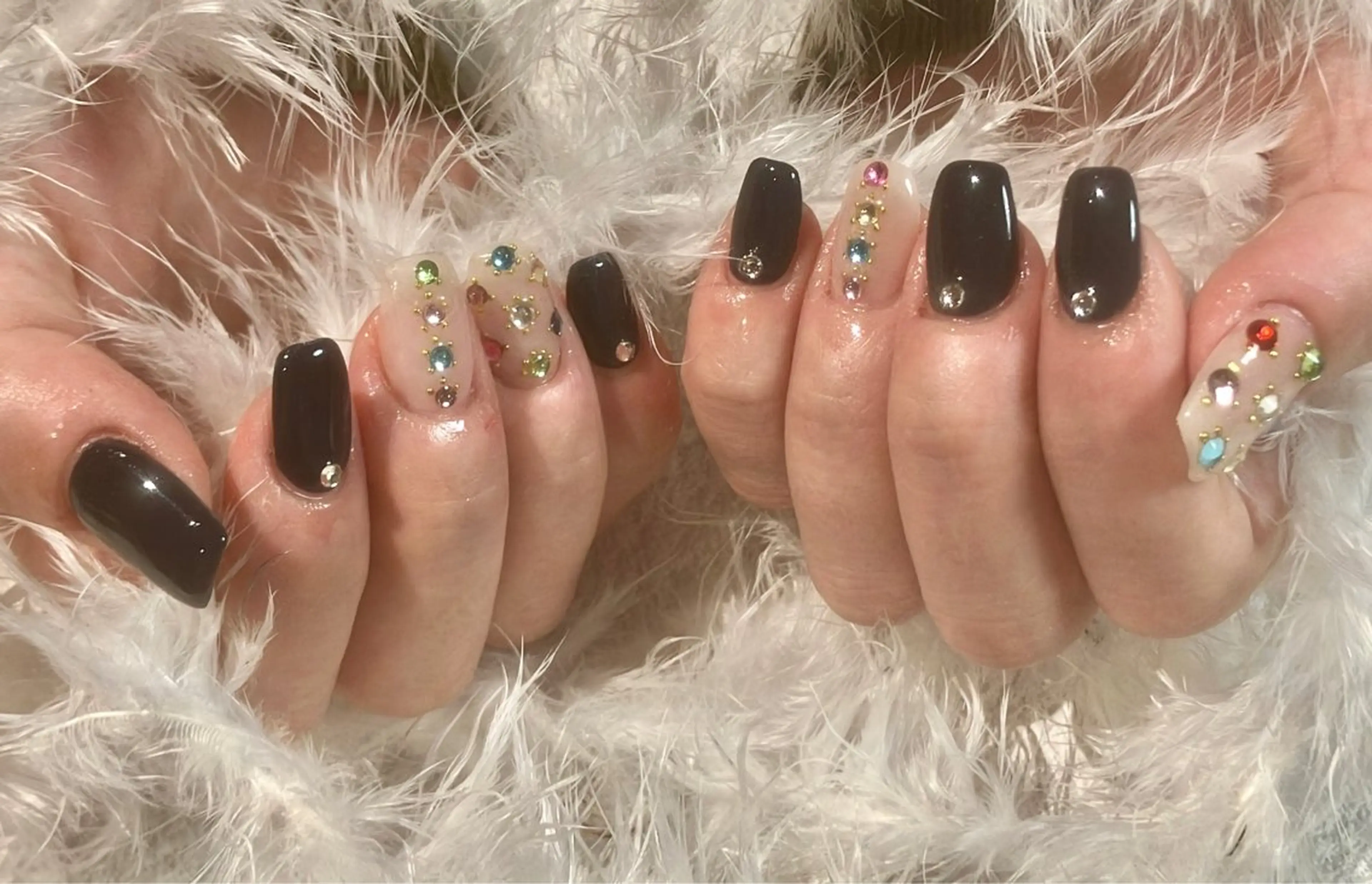 ネイル アートネイル ハンドネイル たまプラーザ ANZUのネイルデザイン