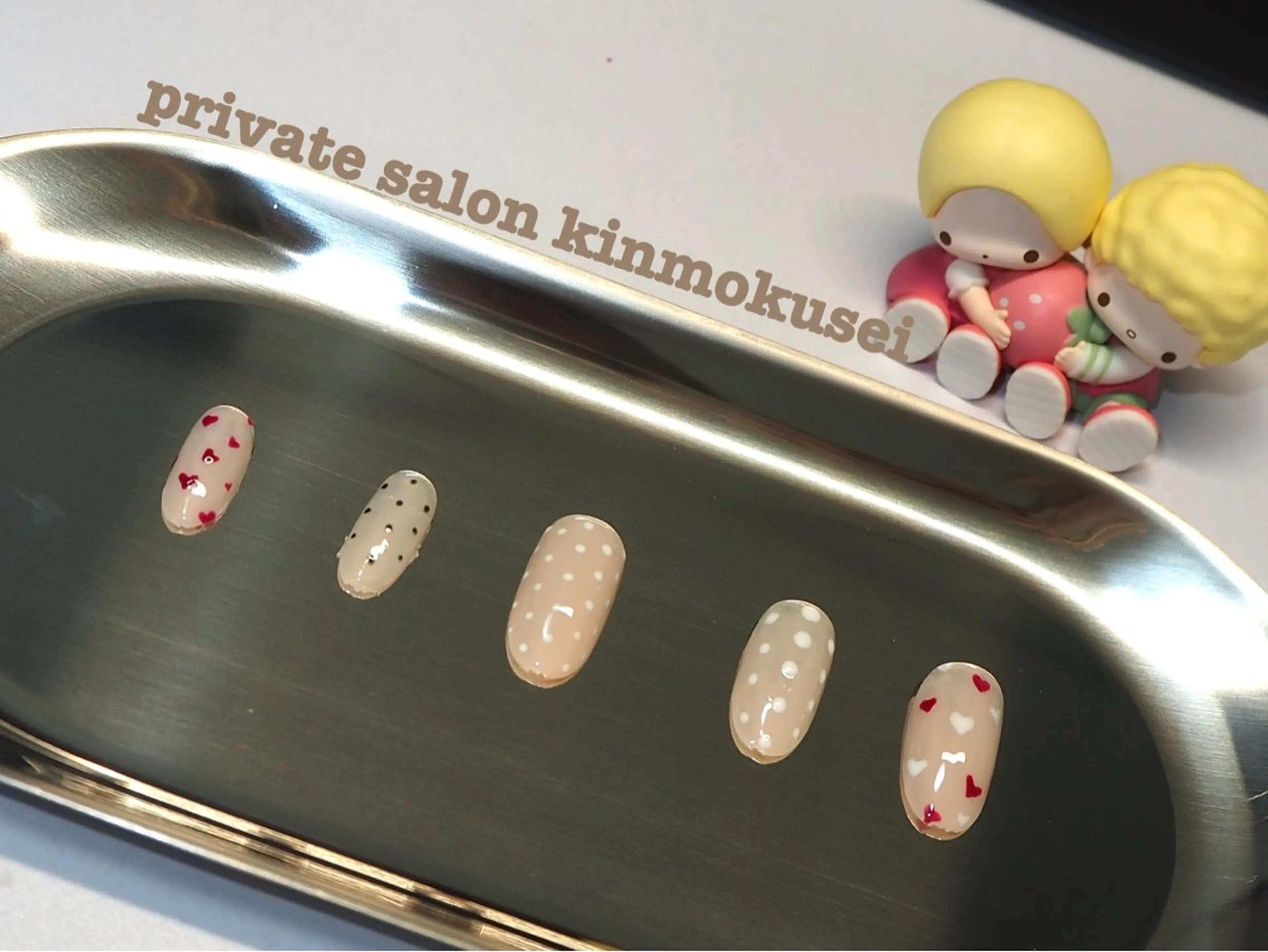 ネイル ハート nail salon kinmokuseiのネイルデザイン