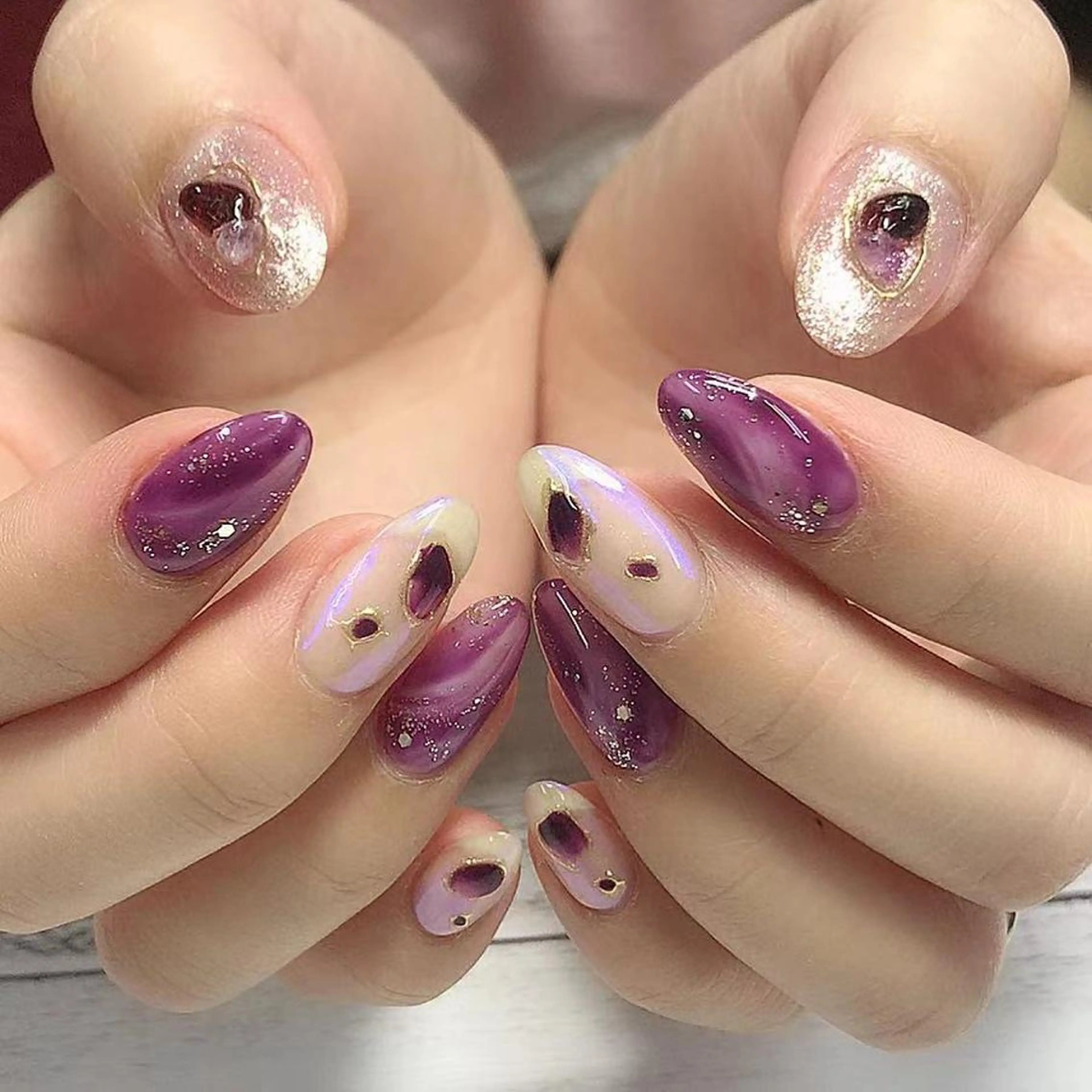 ネイル ハンドネイル リラネイル ギョウのネイルデザイン