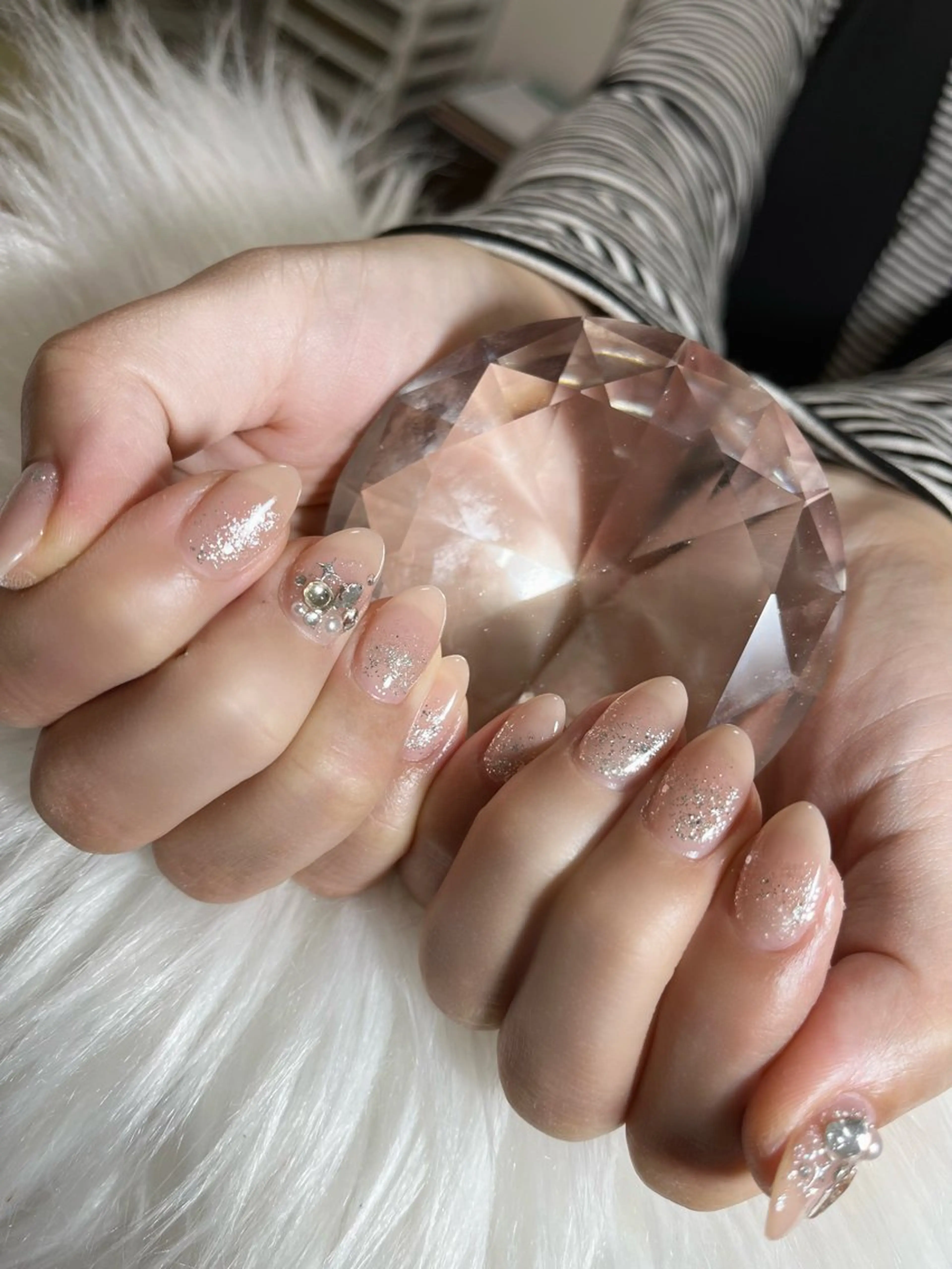 ネイル アートネイル キラキラネイル 冬ネイル クリスマス renard所属・nailsalon Renardkのネイルデザイン