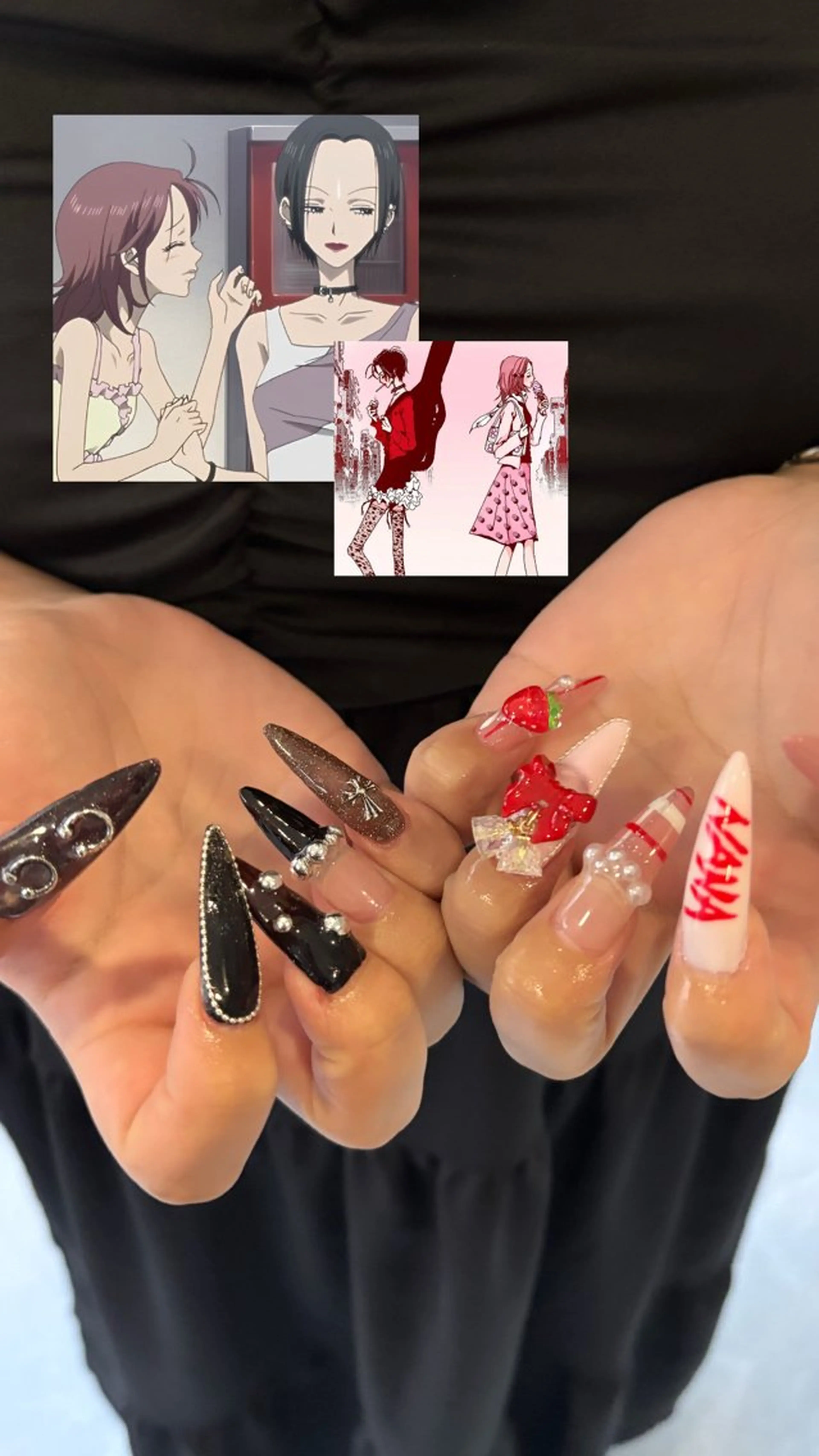 ネイル 長さ出し Rubyna HINAのネイルデザイン