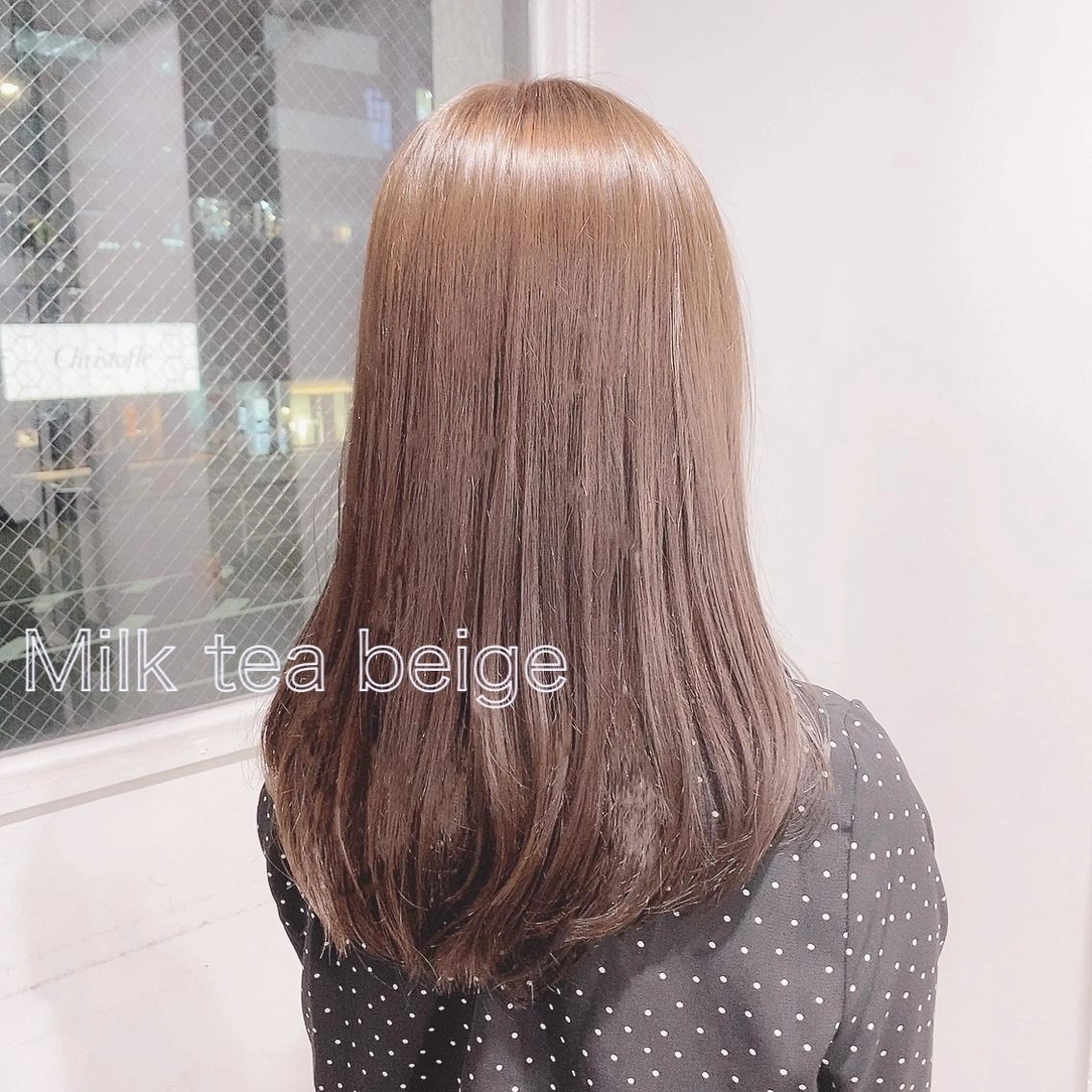 ロング カラー ヘアアレンジ マツエク・マツパ ベージュカラー ブリーチ ミルクティーベージュ ブリーチなしカラー 韓国レイヤー🕊️ 柔らかベージュ🧸のヘアスタイル