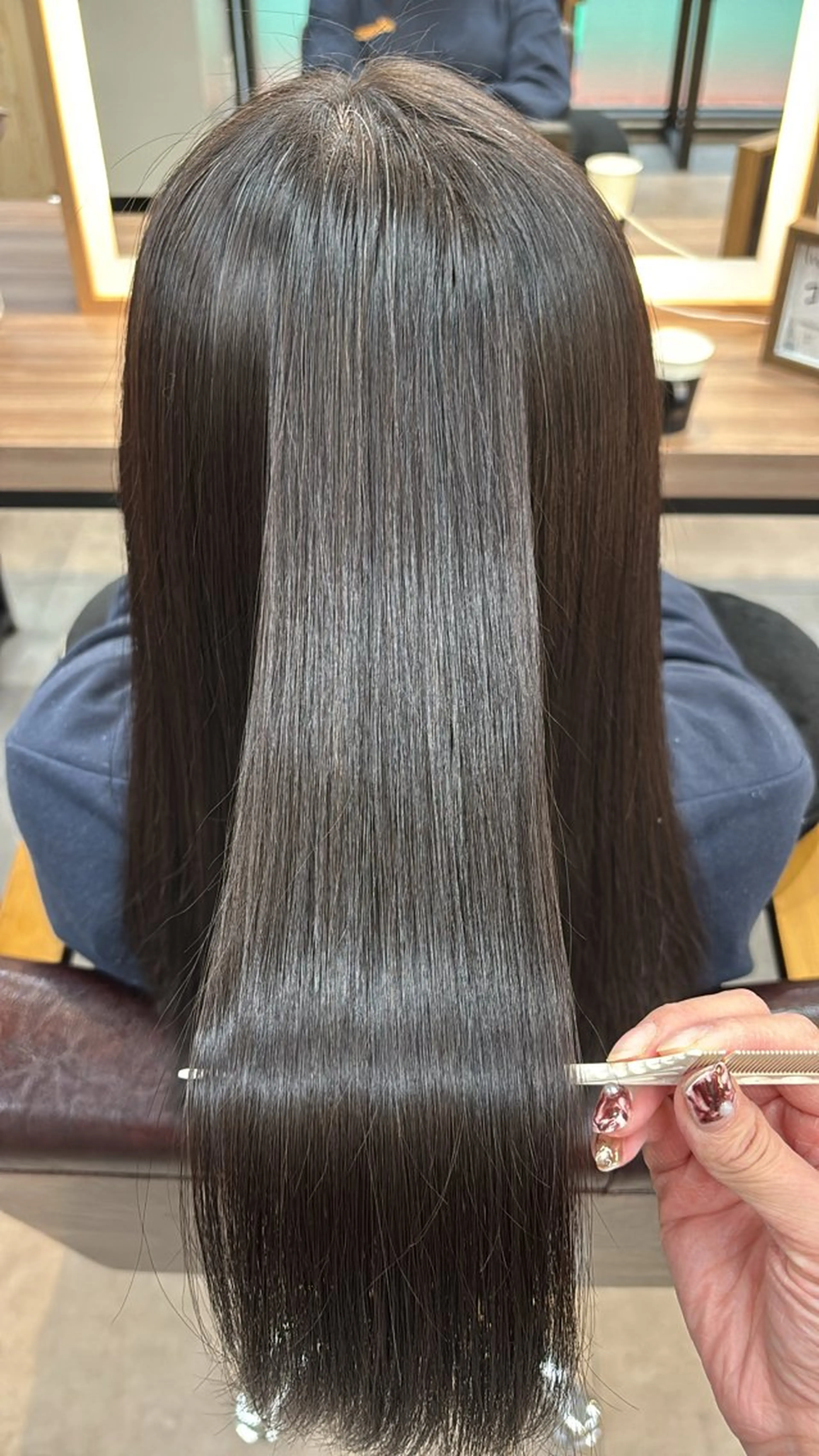 レイヤー✂︎ぷつボブ 艶カラー🤍noaのヘアスタイル