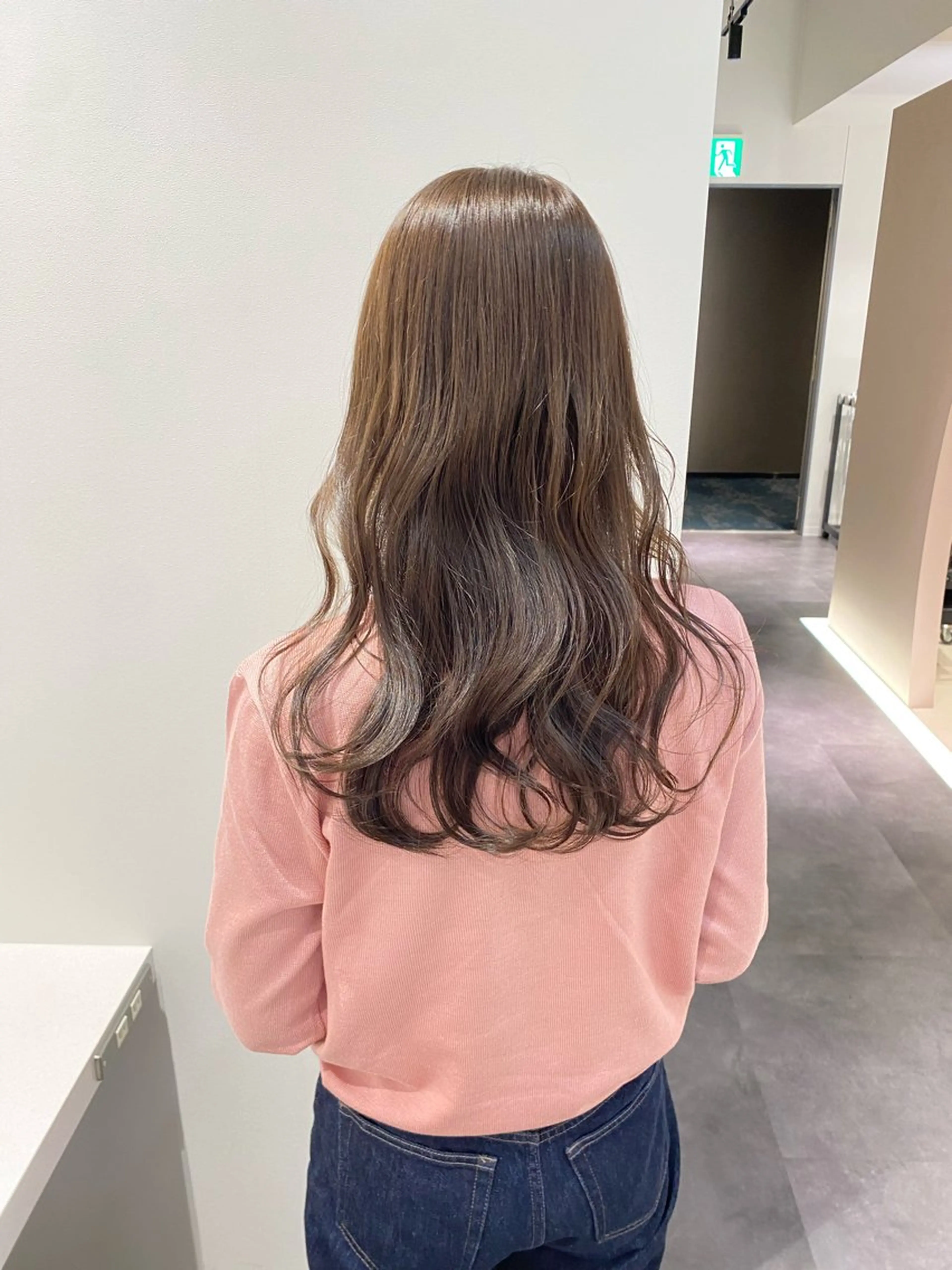 セミロング カラー カット ヘアカラー トリートメント 髪質改善水素TR× レイヤーカット/熊澤のヘアスタイル