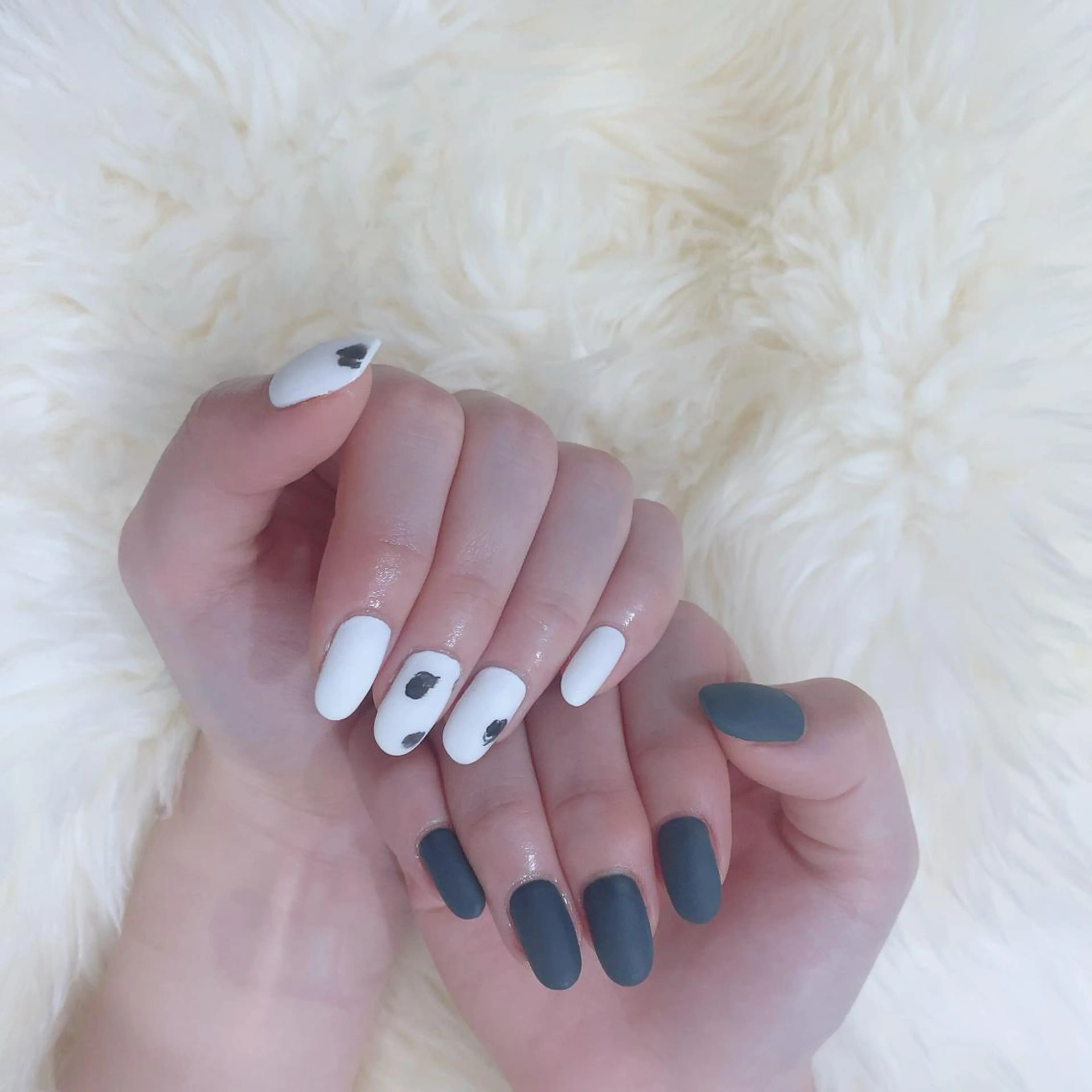 ネイル マットネイル ハンドネイル SOL NAILのネイルデザイン