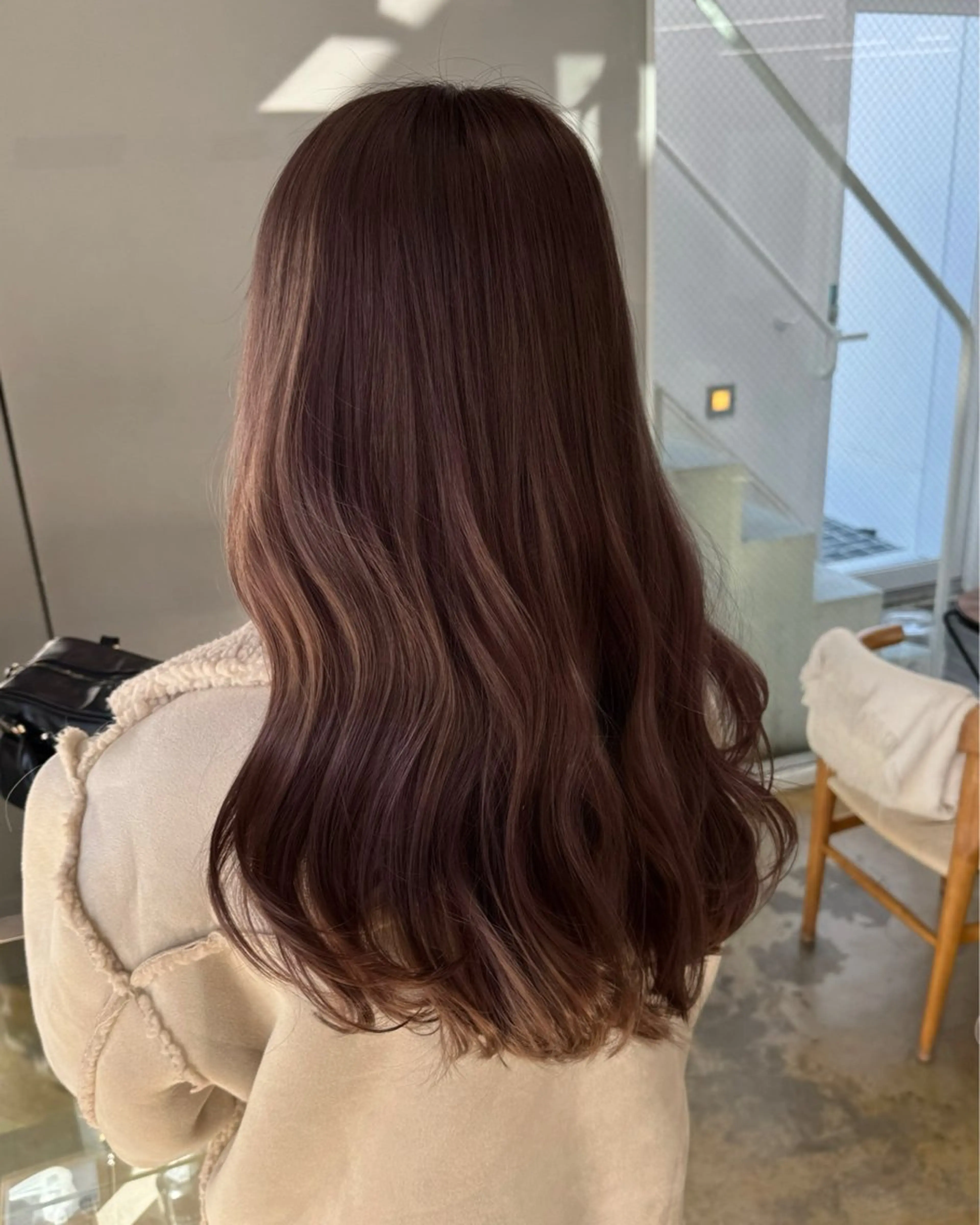 ミディアム 髪質改善カラー♡/ 縮毛矯正/珠貴のヘアスタイル