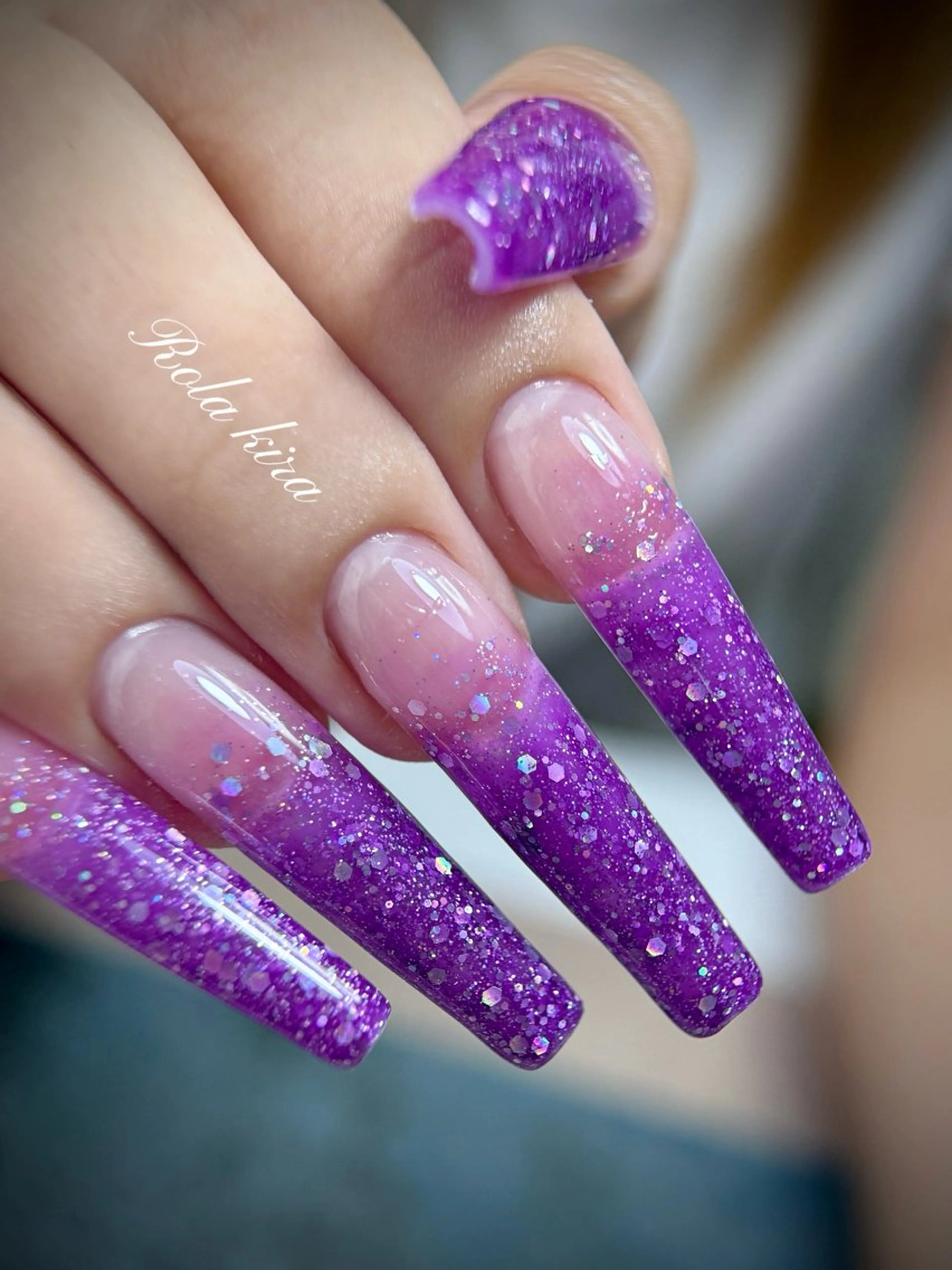 ロング ハンドネイル Rola kira nail salon所属・Rola kira 麗のネイルデザイン