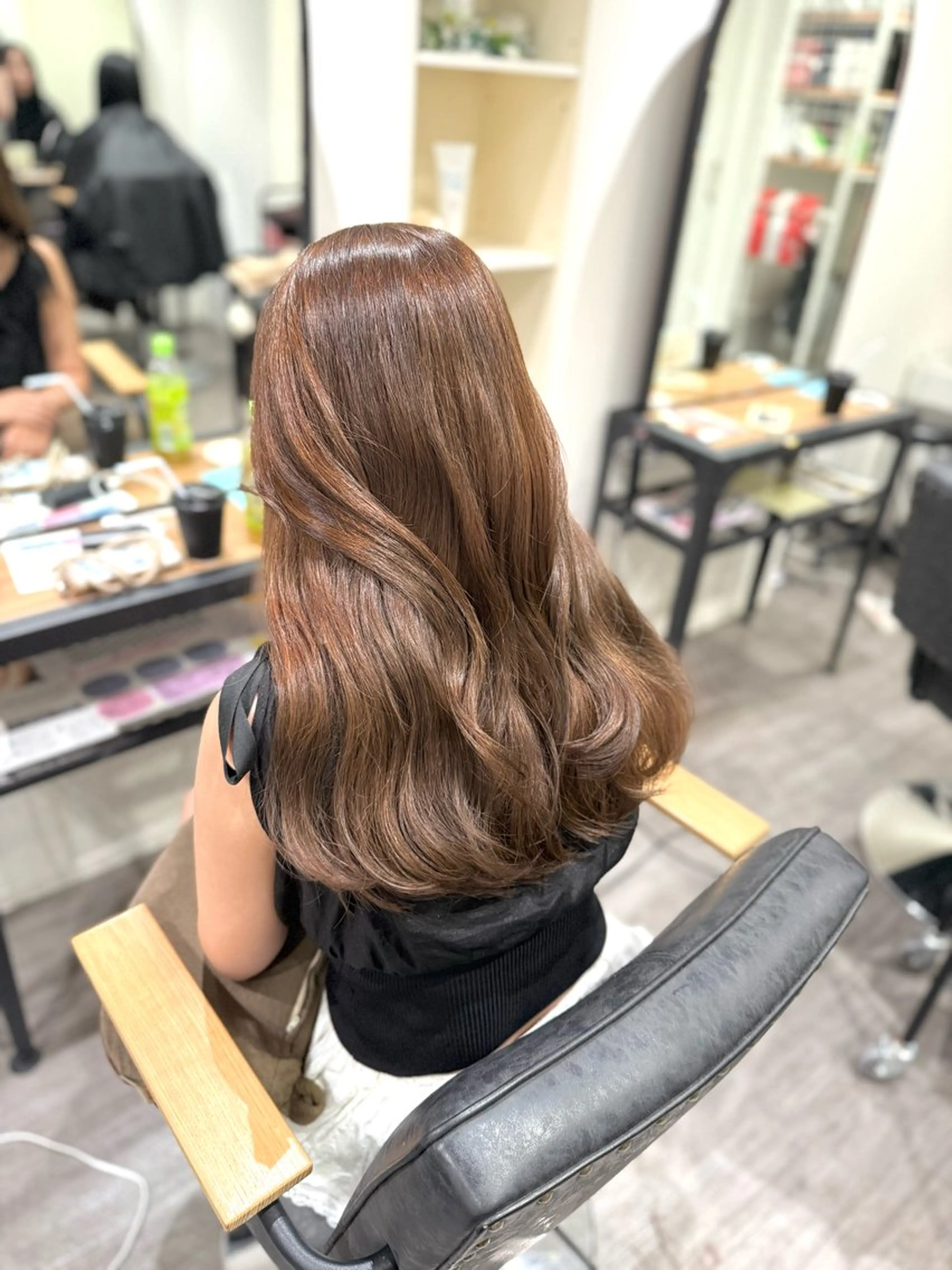 ロング カラー ベージュカラー ブリーチ ダブルカラー ブリーチなしカラー ヘアカラー cocotte🫧 絹村 琴美のヘアスタイル