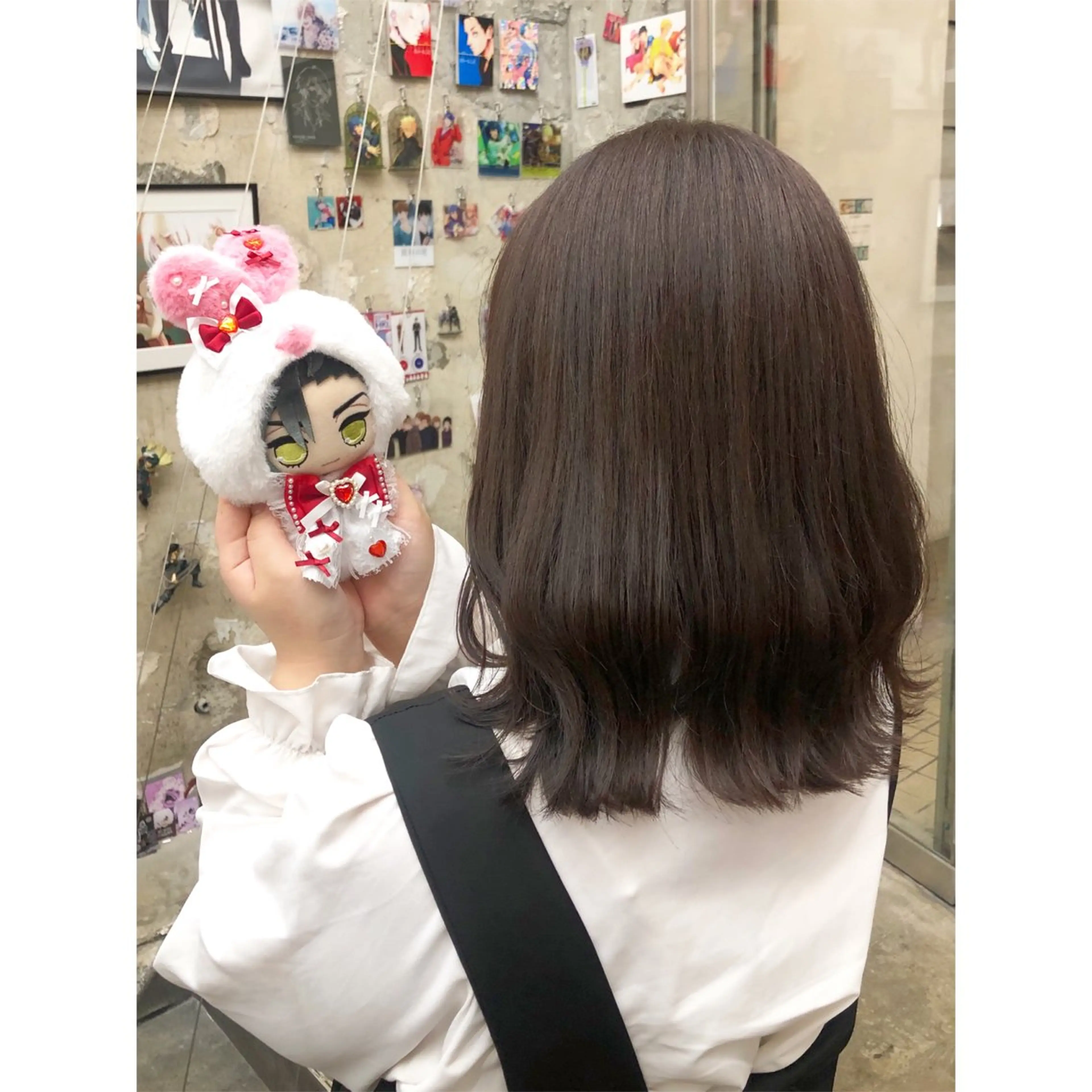 ミディアム カラー レッドカラー ヘアカラー トリートメント 推しカラー✨ オタク美容師ユウカのヘアスタイル