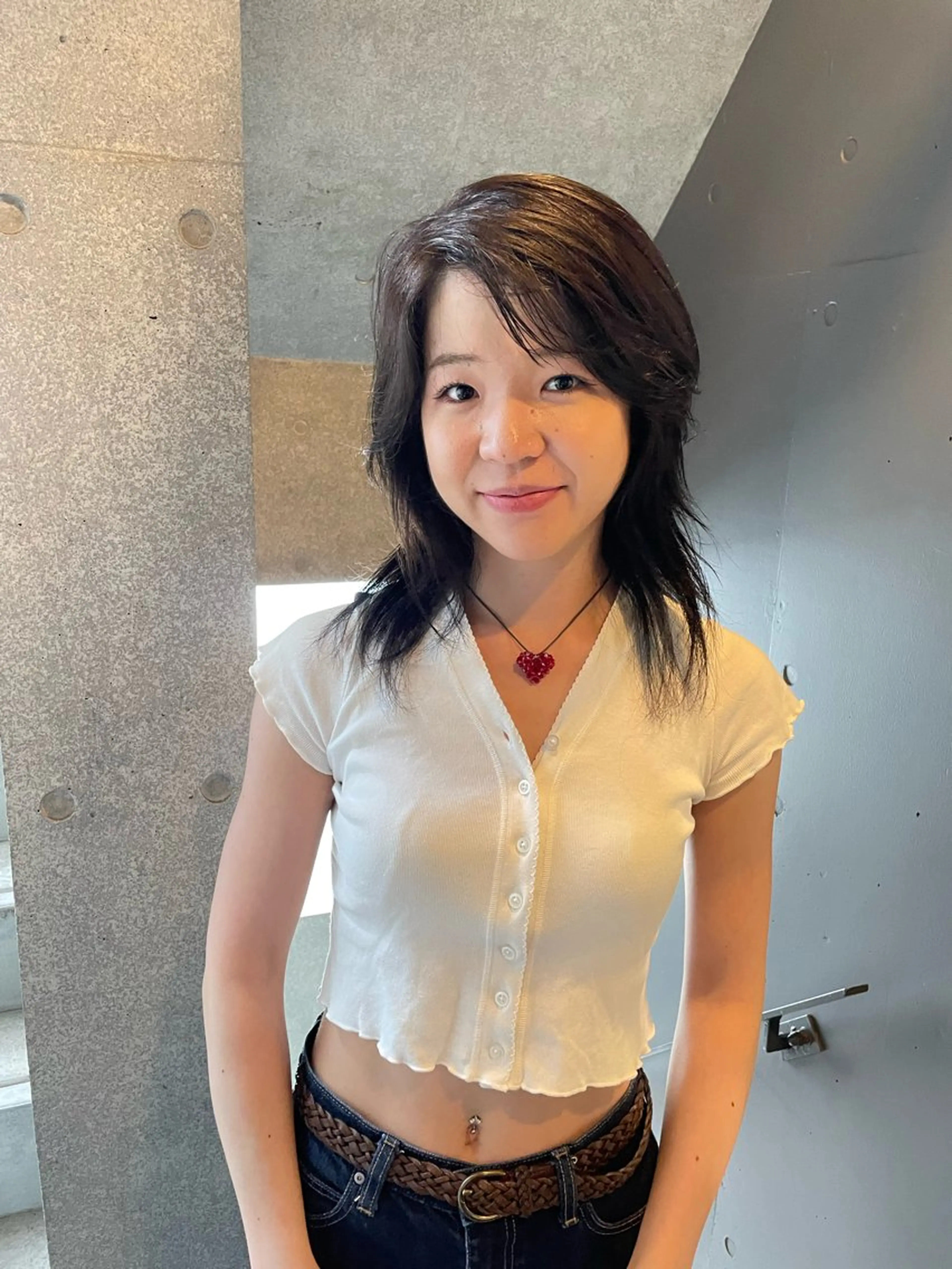 ミディアム shoko/ 海外ガール風パーマのヘアスタイル