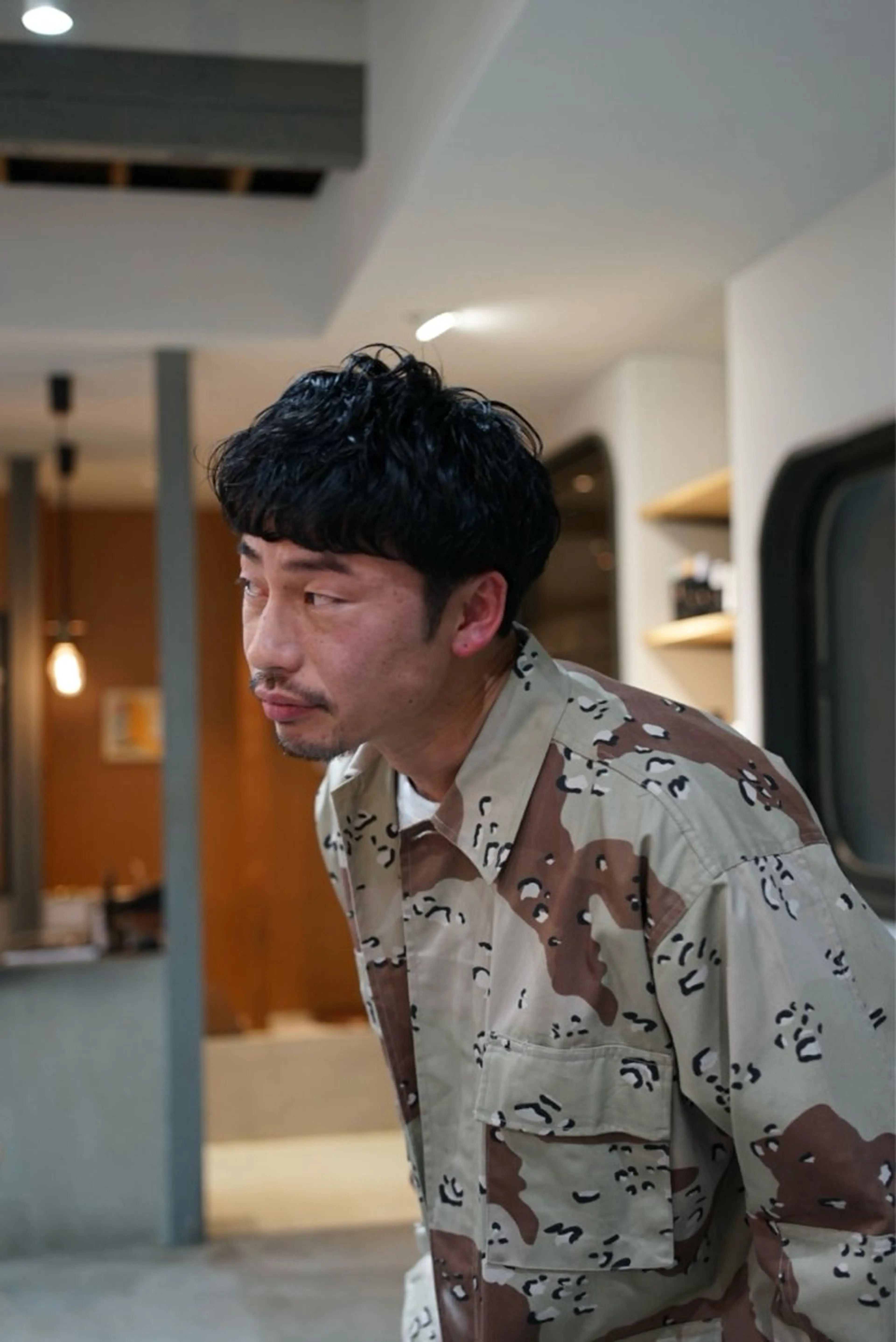 パーマ メンズ カット パーマ 美容室soi所属・メンズ特化/石田 凱土のヘアスタイル