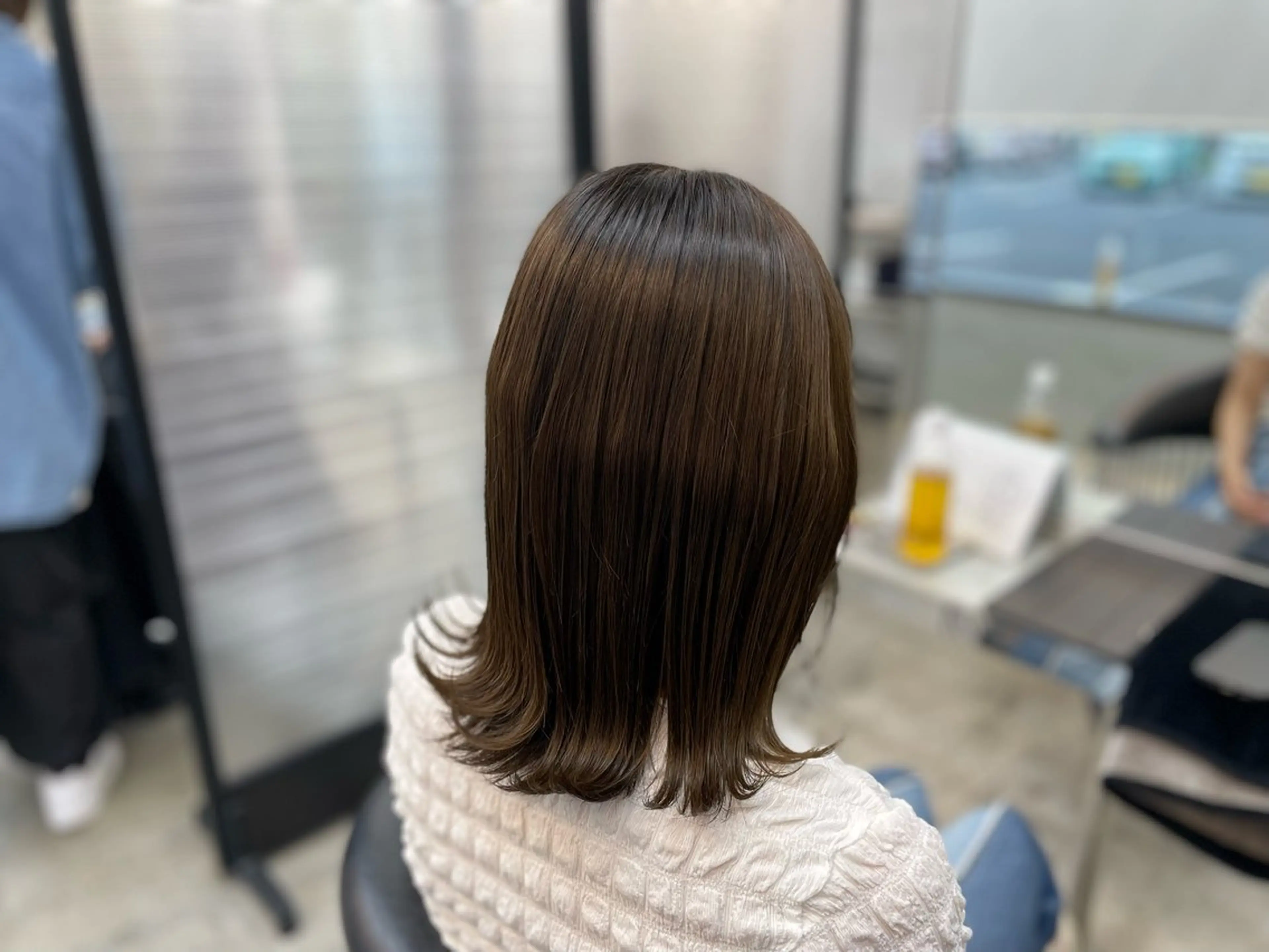 ミディアム カット ヘアカラー トリートメント メンズ指名多数 ✂︎松本明日翔のヘアスタイル