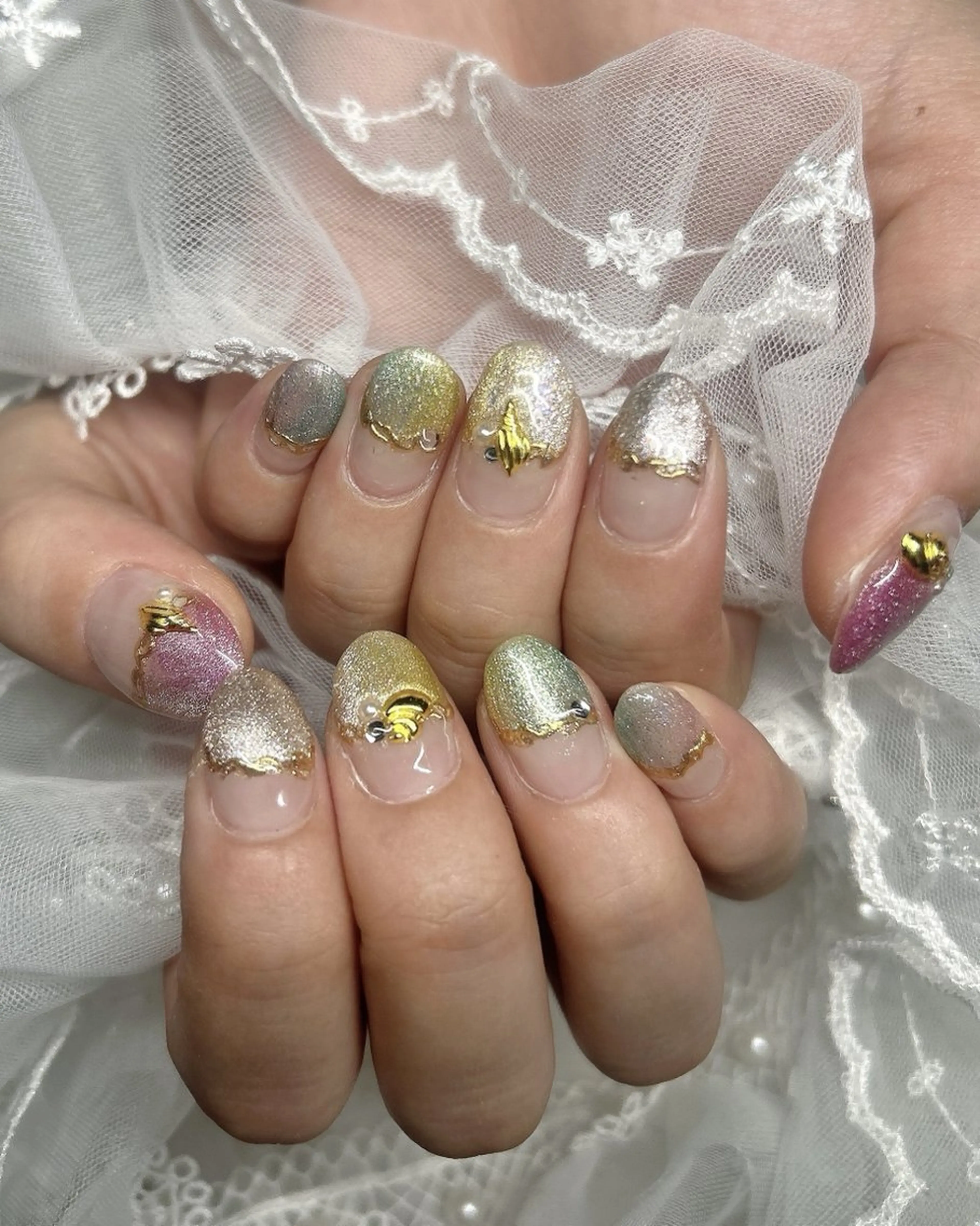 ネイル ハンドネイル Bestnail所属・Best Nail Yu🎀🫧のネイルデザイン