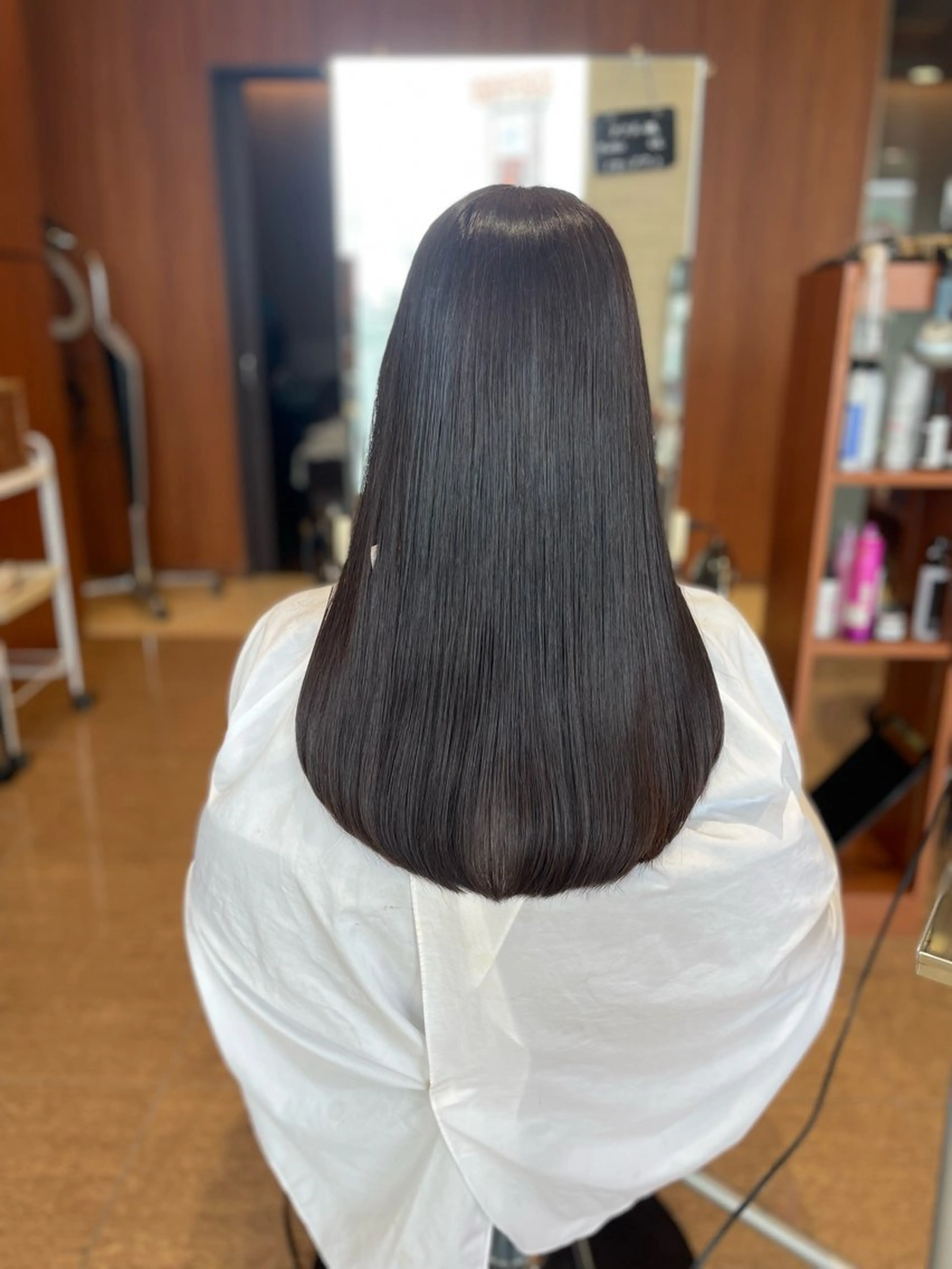 ロング カット ヘアカラー 仙石 愛のヘアスタイル