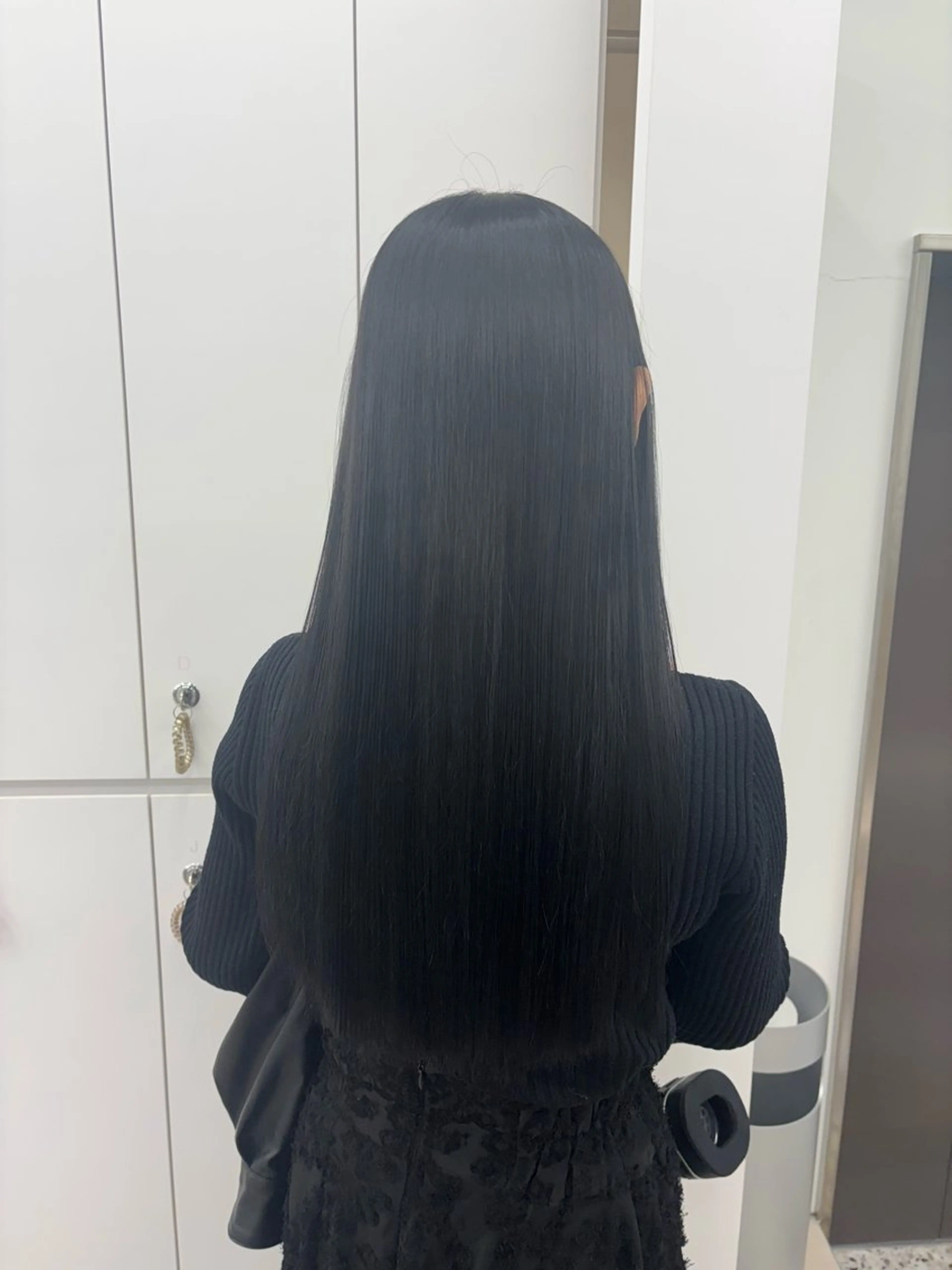 ロング リン🔔ボブ cut ベージュカラー🤎のヘアスタイル