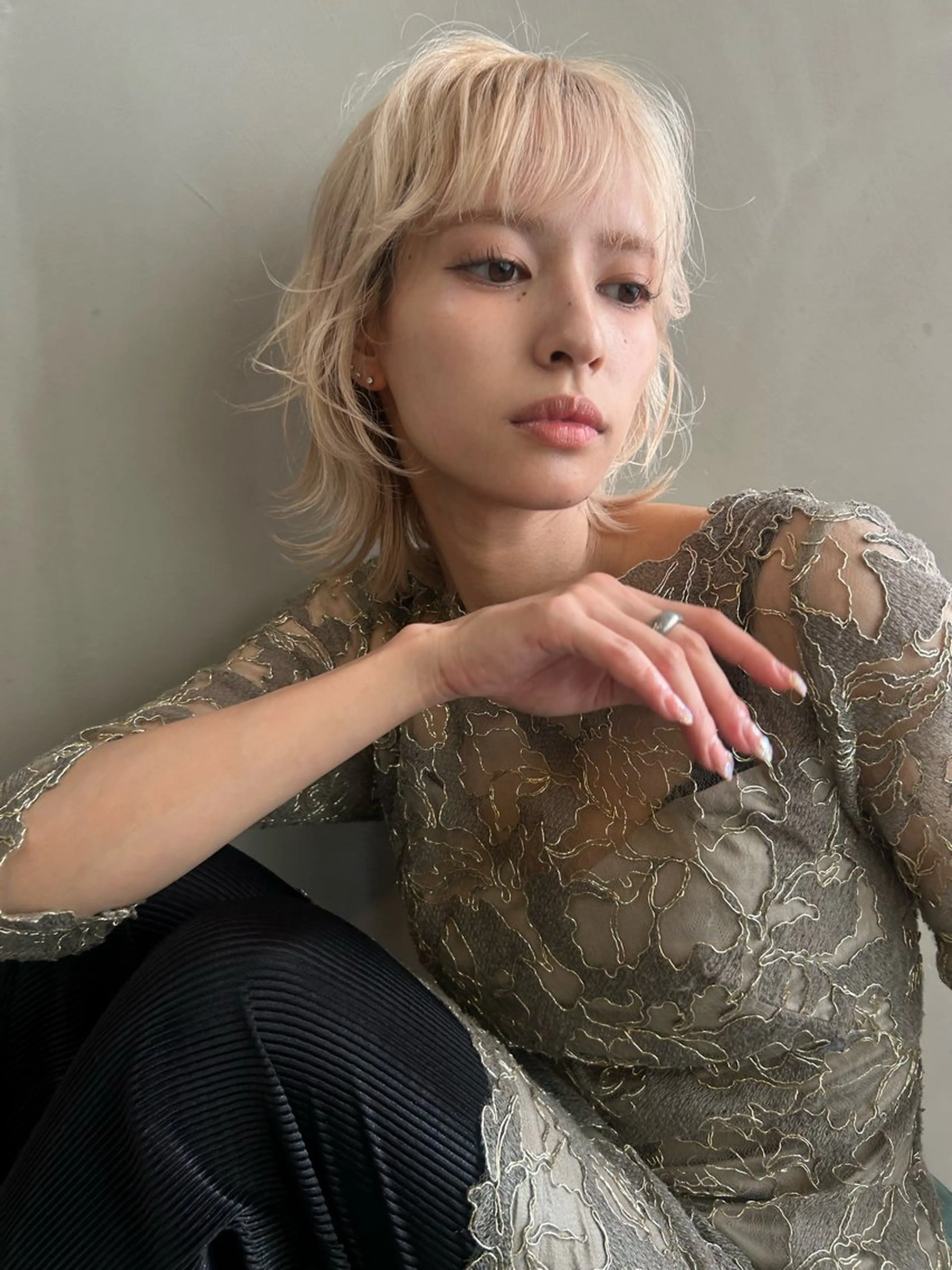 ショート カラー カット ヘアカラー トリートメント ショート/ボブ/ 心斎橋/宮脇美奈のヘアスタイル