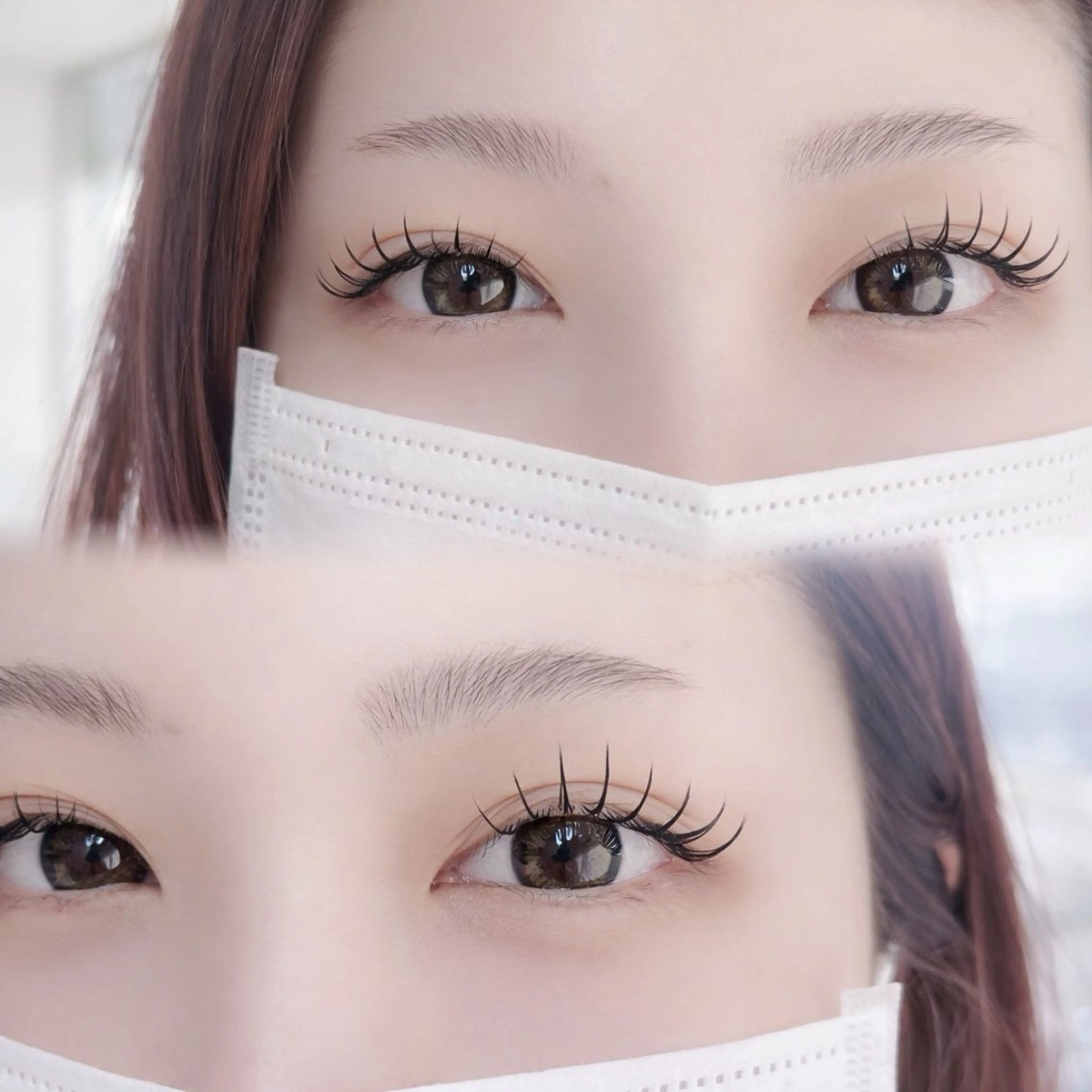 マツエク・マツパ eyelash salon f 守口市駅店 パリジェンヌ・フラットラッシュ【フランク】所属・野山 桃花のマツエク・マツパデザイン
