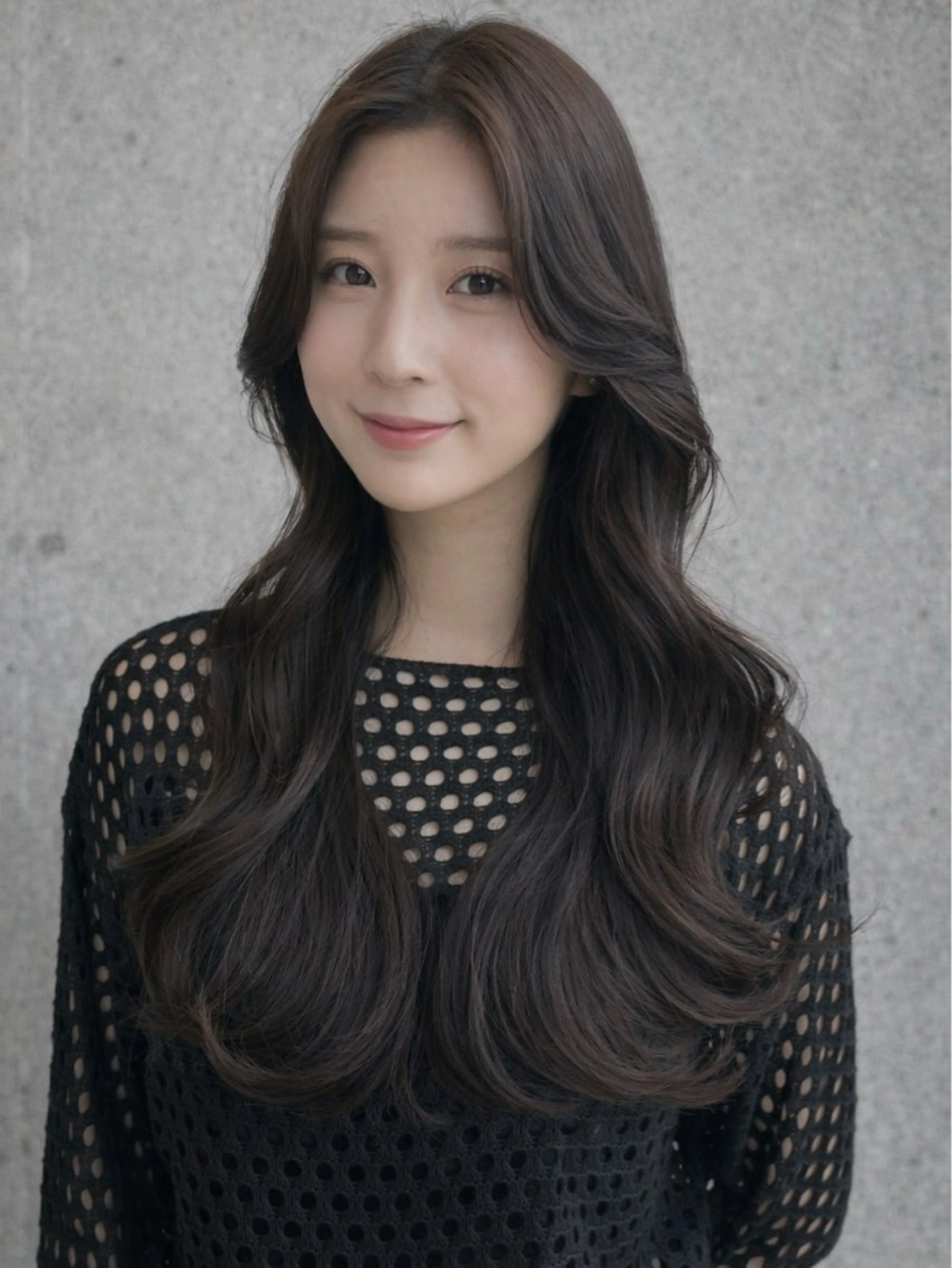 ロング カット ヘアカラー トリートメント 透明感カラー/恵比寿 /レイヤーカット大場のヘアスタイル