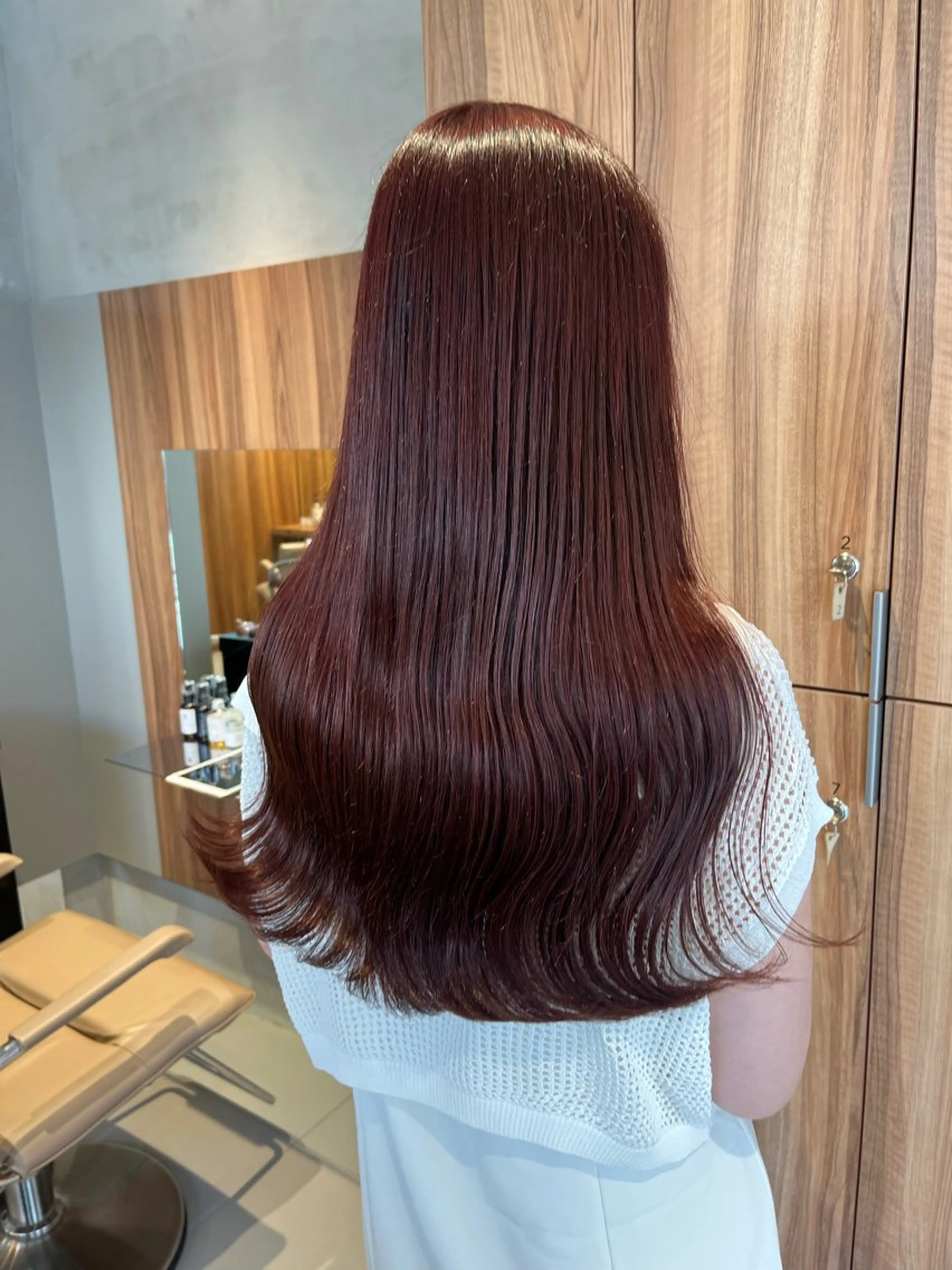 ロング オレンジブラウン まつ毛パーマ 🫧kaede🫧のマツエク・マツパデザイン