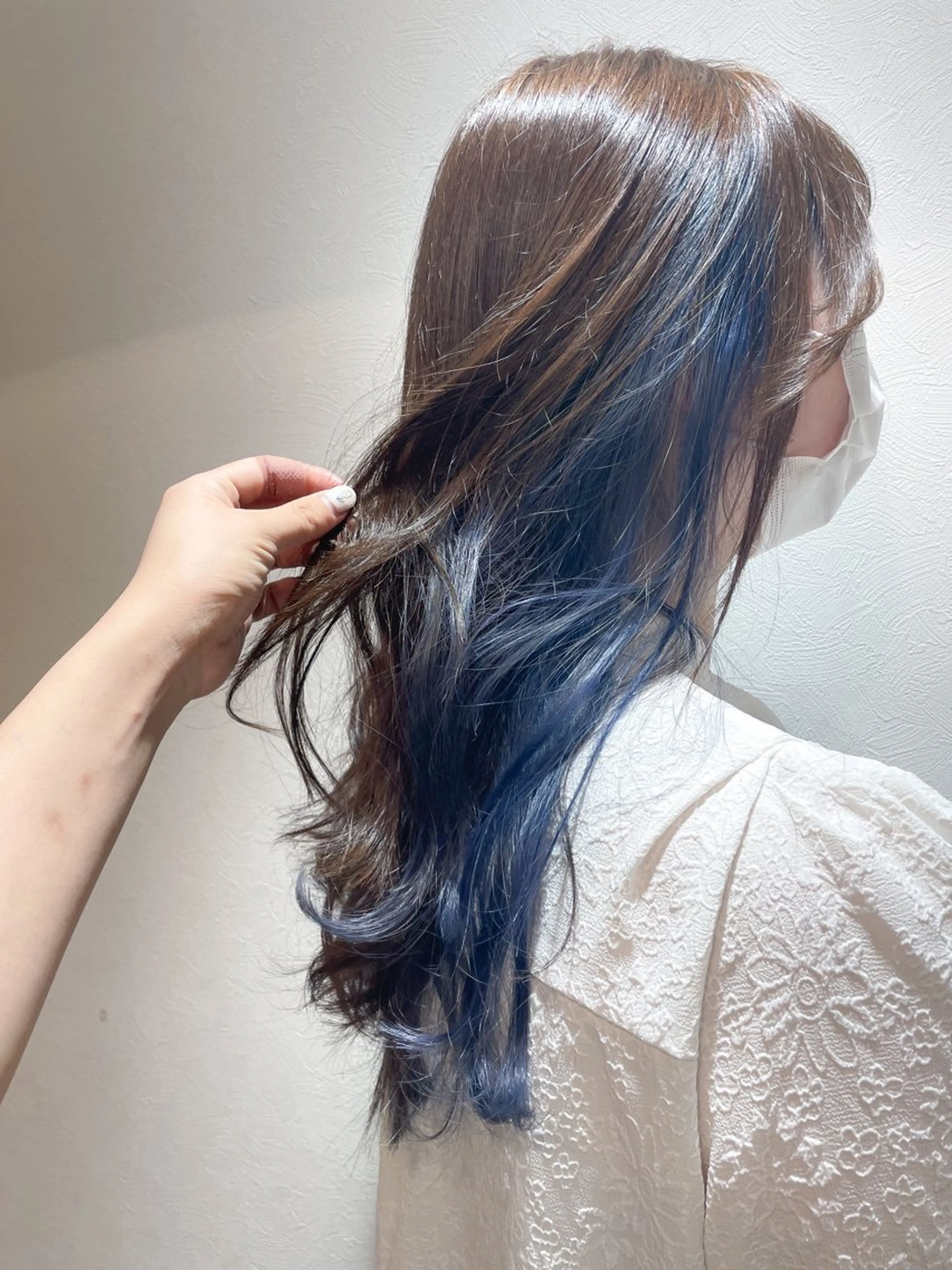 ロング カラー 透明感カラー／韓国 レイヤーmomokaのヘアスタイル