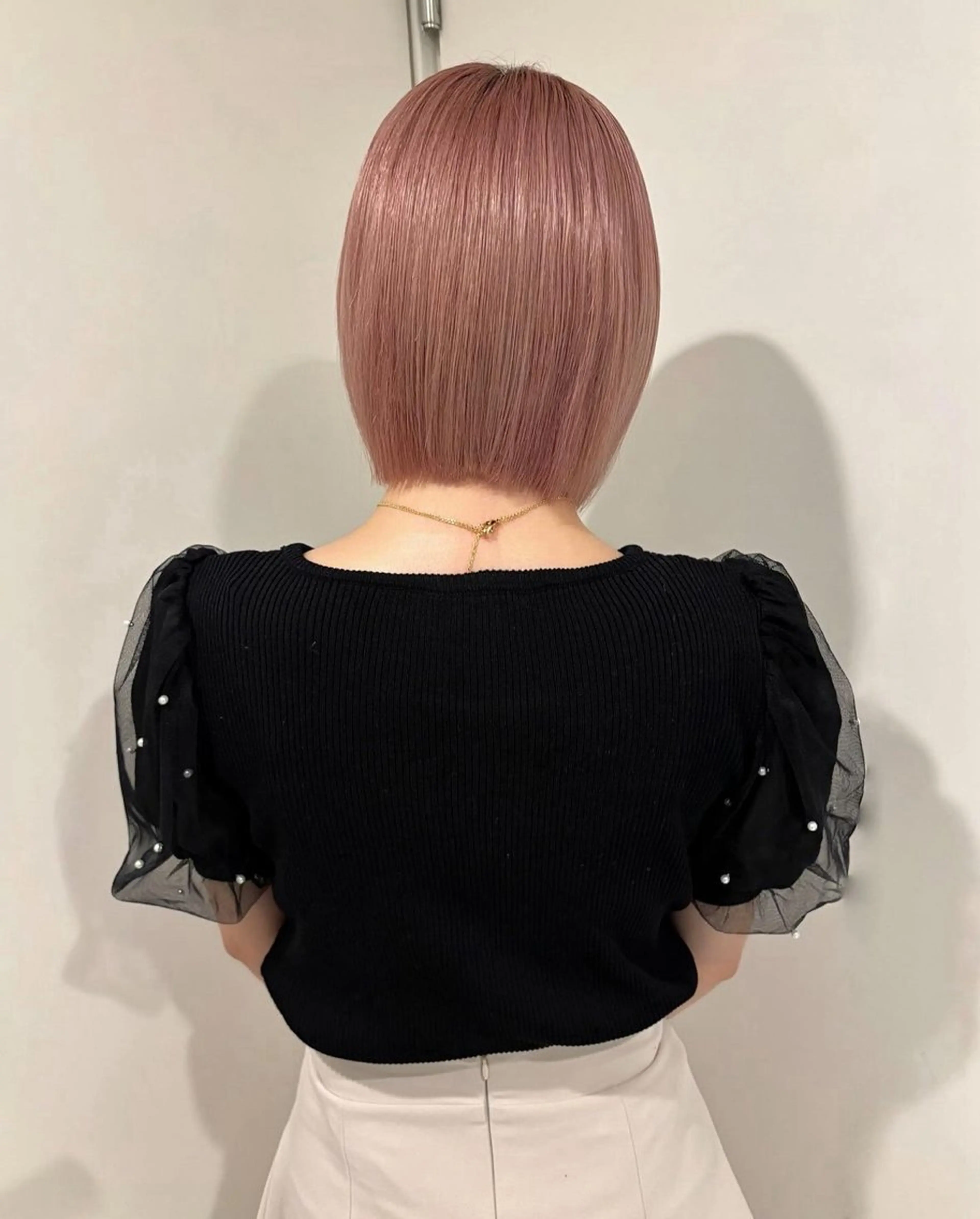 ショート ボブ LINDO TOKYO UMEDA所属・梅田無料カットモデル りんくのヘアスタイル