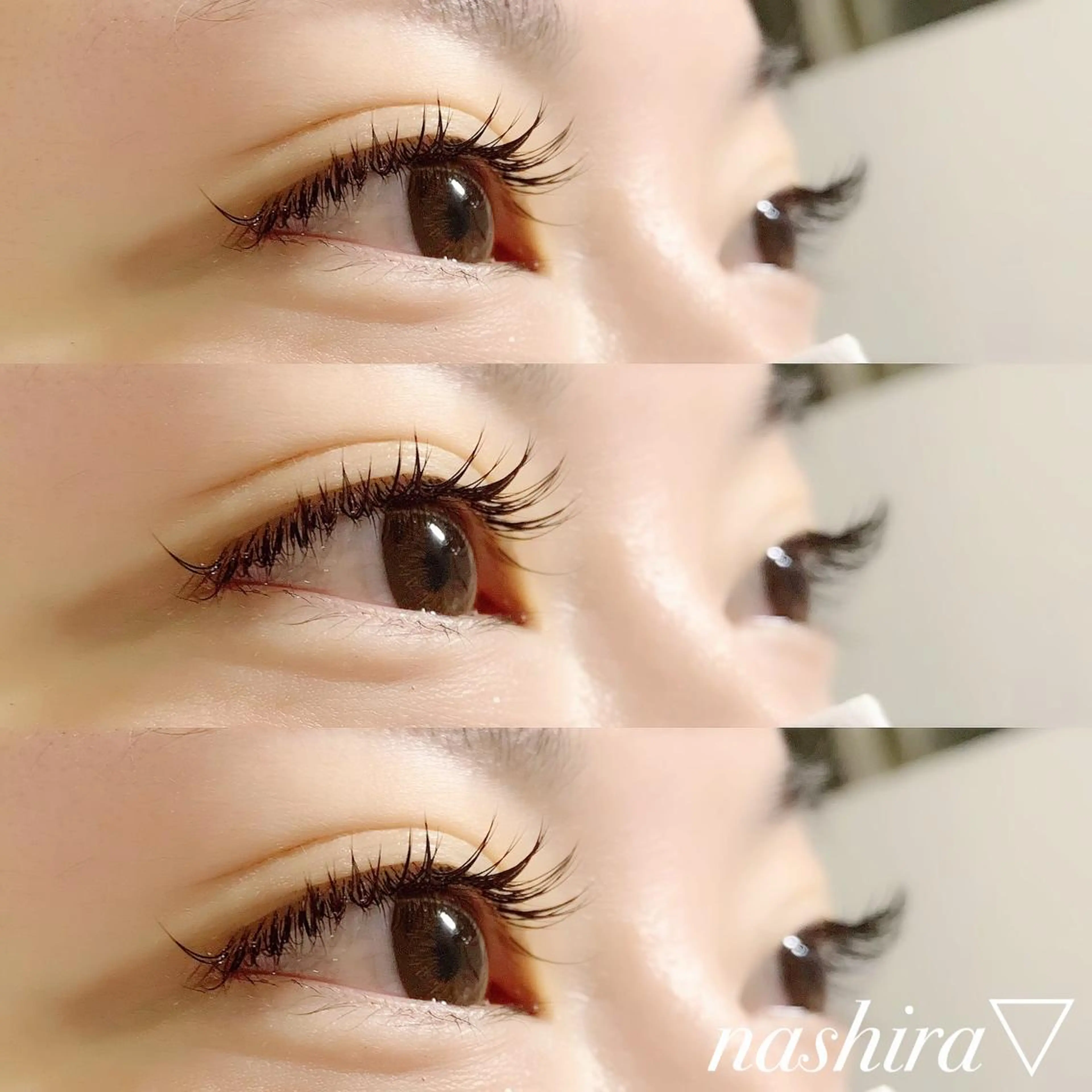 マツエク・マツパ Cカール Jカール ナチュラル マツエク nashira -ナシラ- 恵比寿のマツエク・マツパデザイン