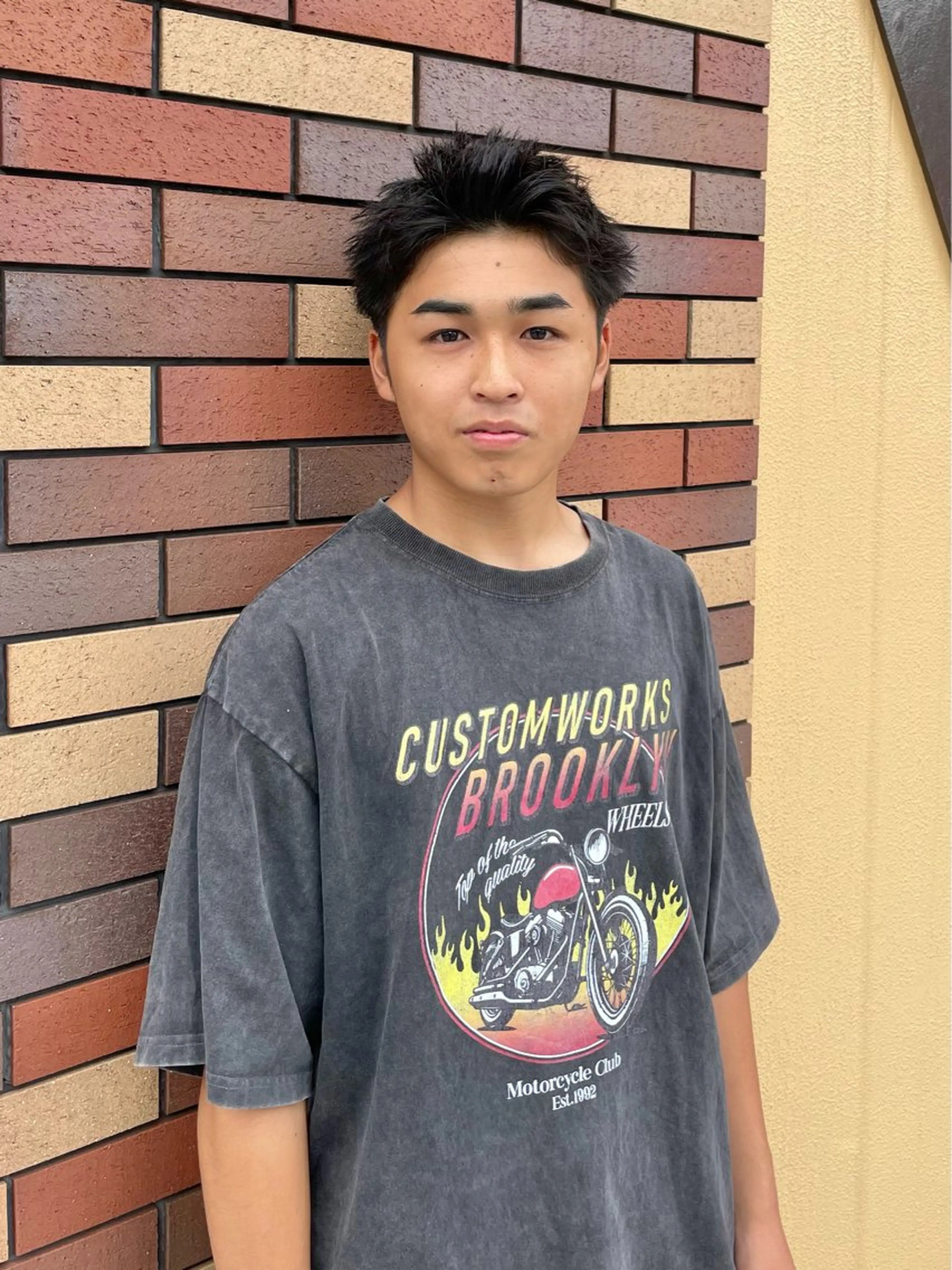 ショート メンズ スパイキーショート ショートヘア grAt所属・森 真伊希のヘアスタイル