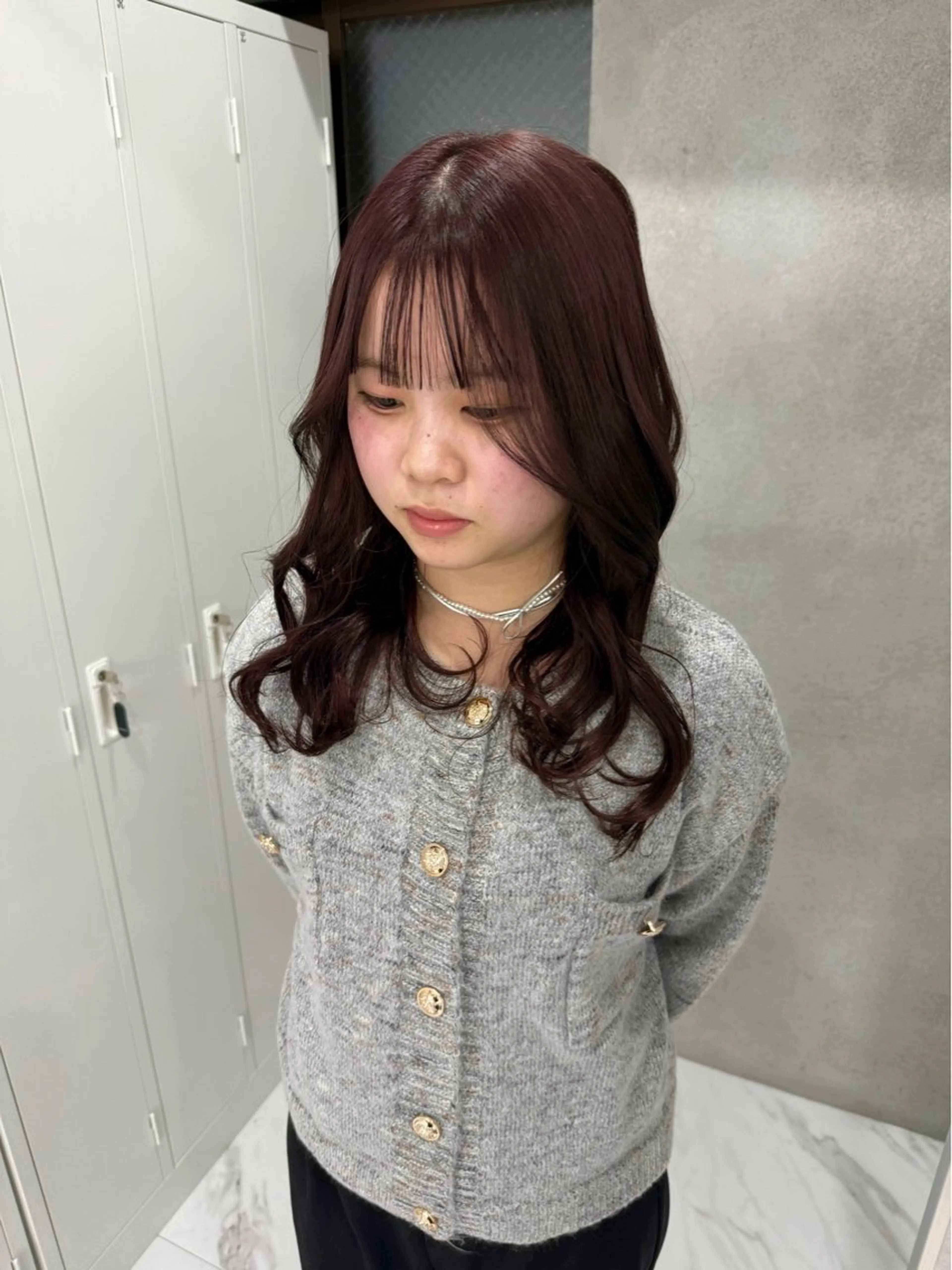 🕊韓国風小顔cut＋ナチュラル艶カラー＋2stepトリートメントの写真