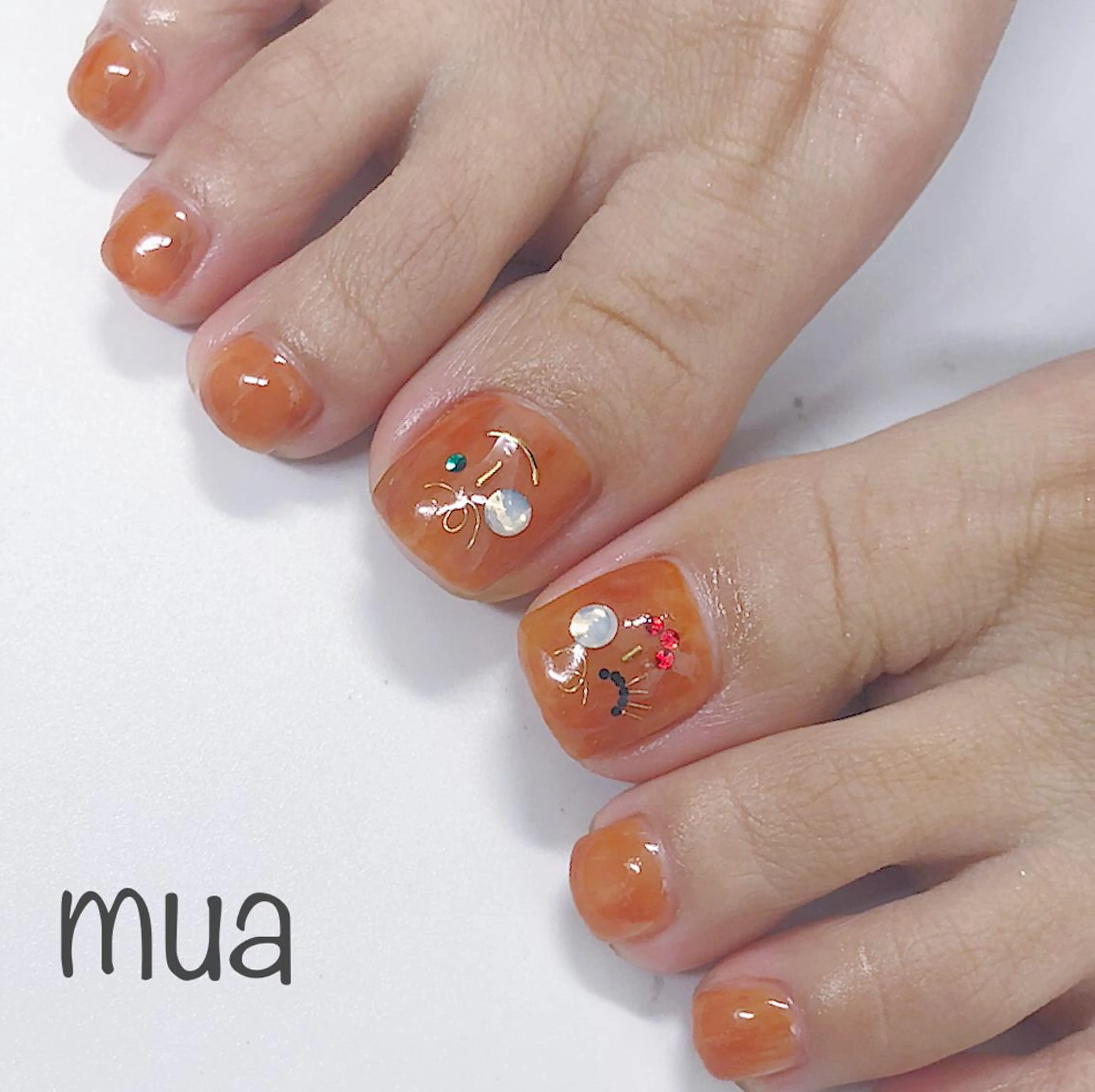 ネイル フットネイル mua nail mikiのネイルデザイン