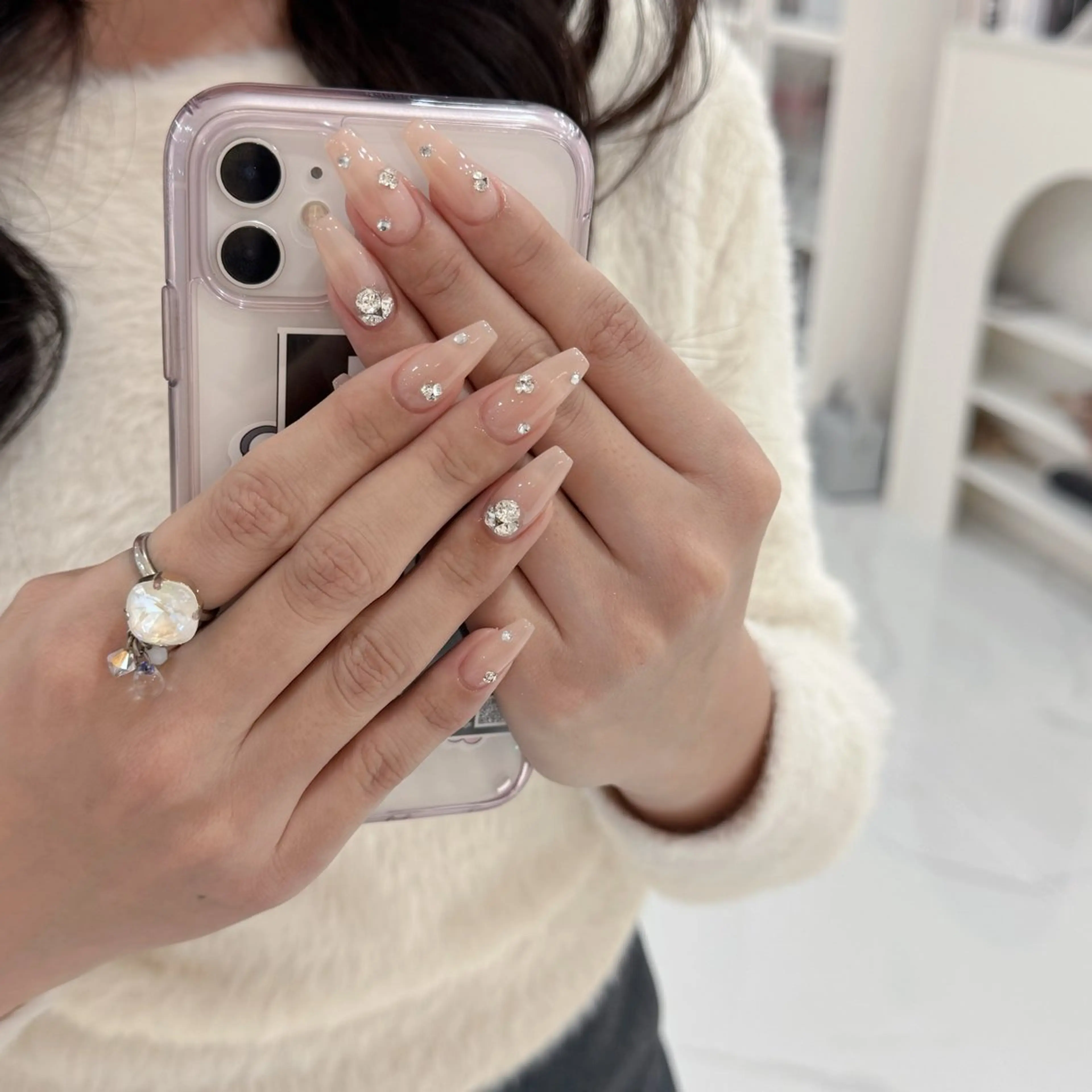 ネイル ワンホンネイル nailsalon ChuColaのネイルデザイン