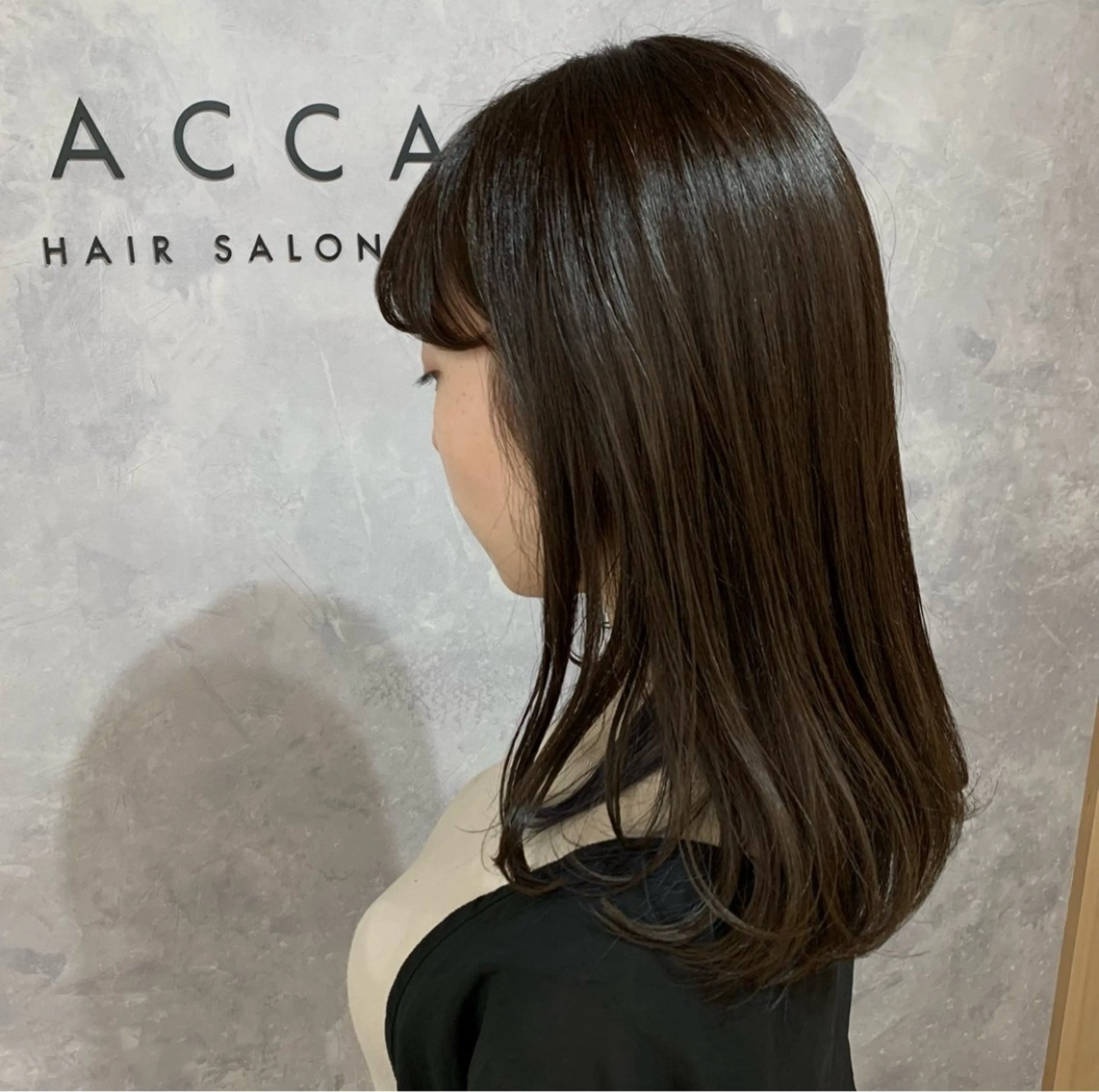 セミロング 桜木町2分/くびれ /ボブ/ナチュラルのヘアスタイル