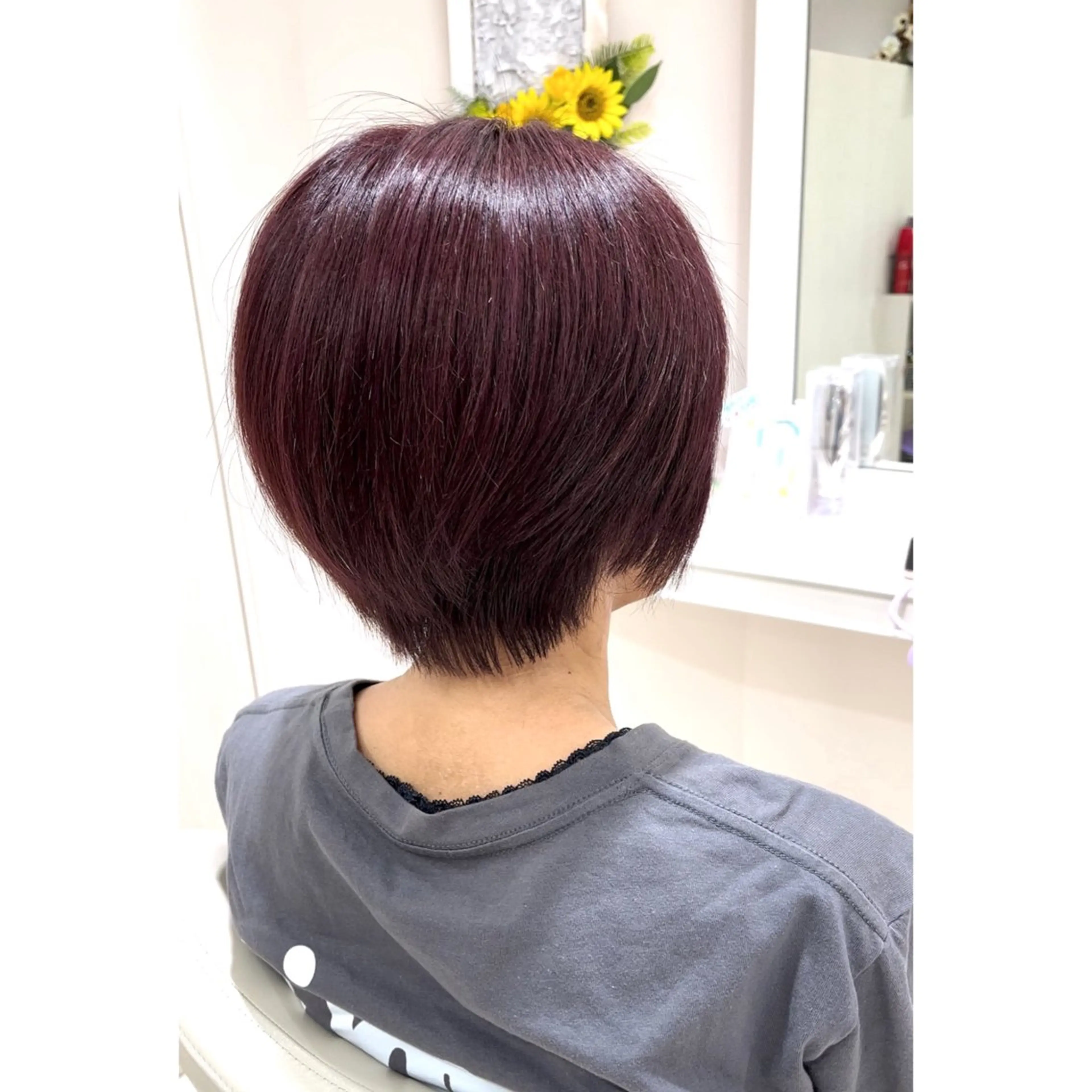 ショート カラー 韓国ヘア 🎀中川綾乃🎀のヘアスタイル