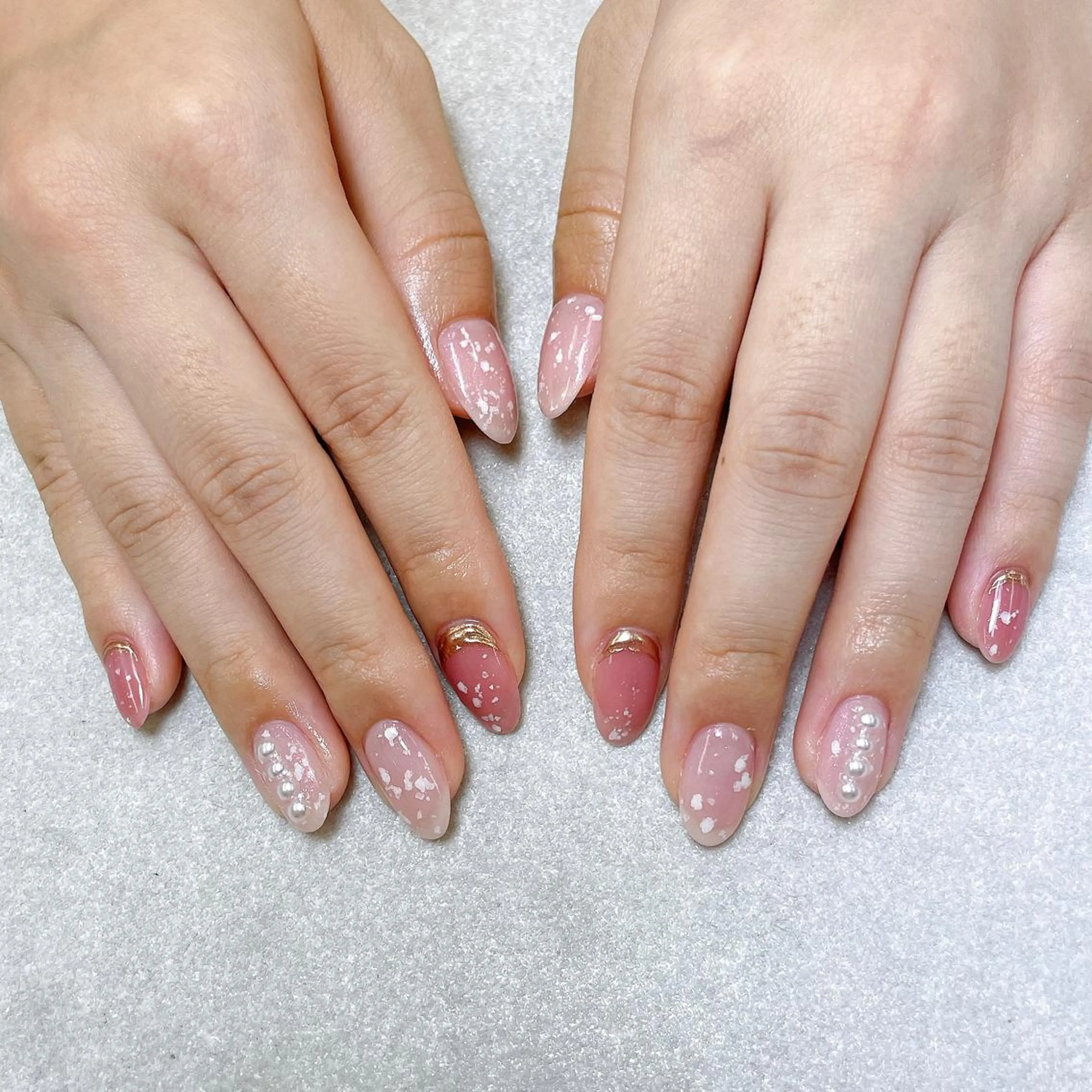 ネイル ハンドネイル A85G ayakoのネイルデザイン