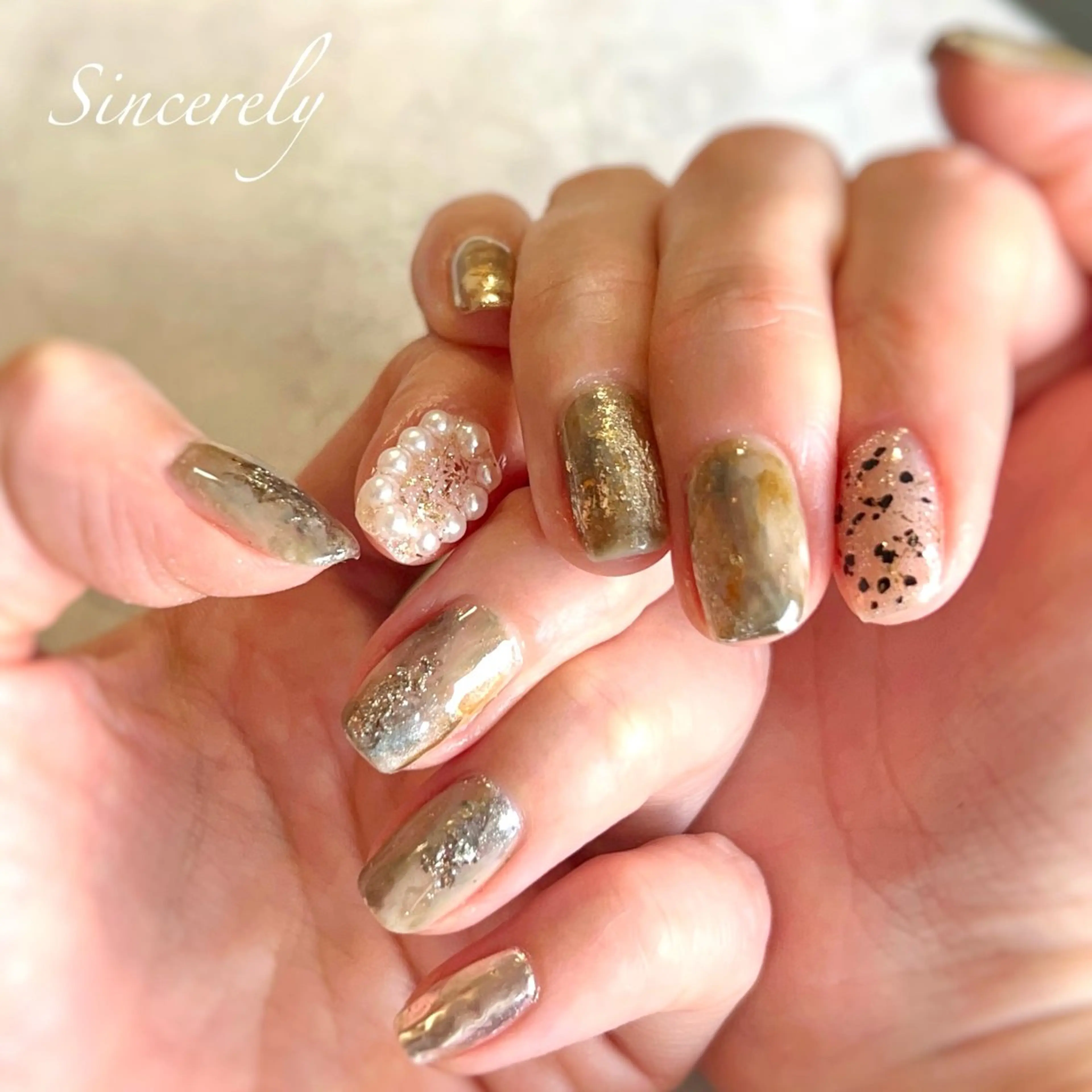 ネイル ハンドネイル Sincerely ☺︎のネイルデザイン