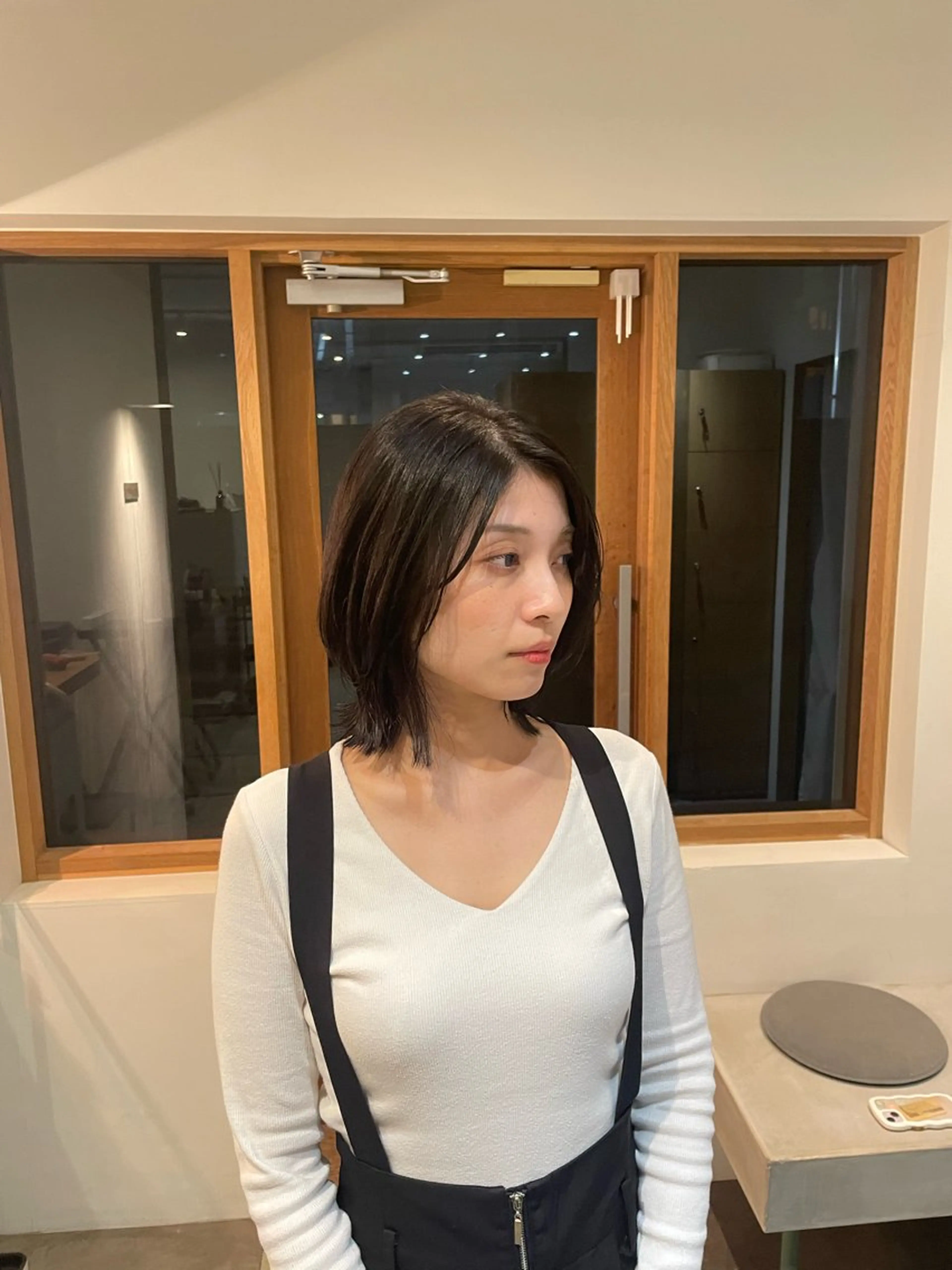 ミディアム くびれヘア くびれレイヤー レイヤーカット カット ヘッドスパ ボブ/艶カラー 鎌倉/MIHO🌼のヘアスタイル