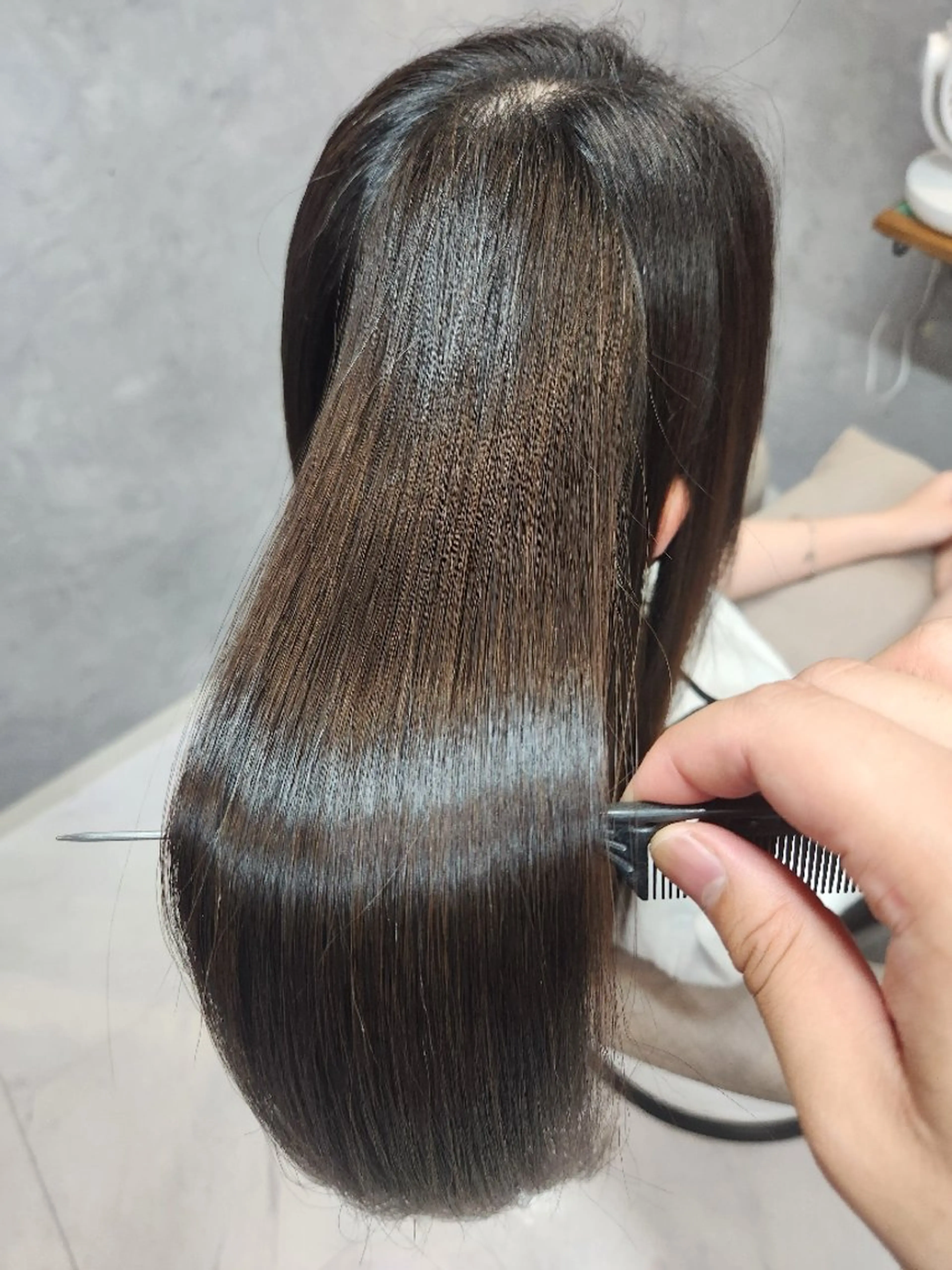 【髪質改善】質感再生カラー+カット+髪質改善＆4stepトリートメントの写真