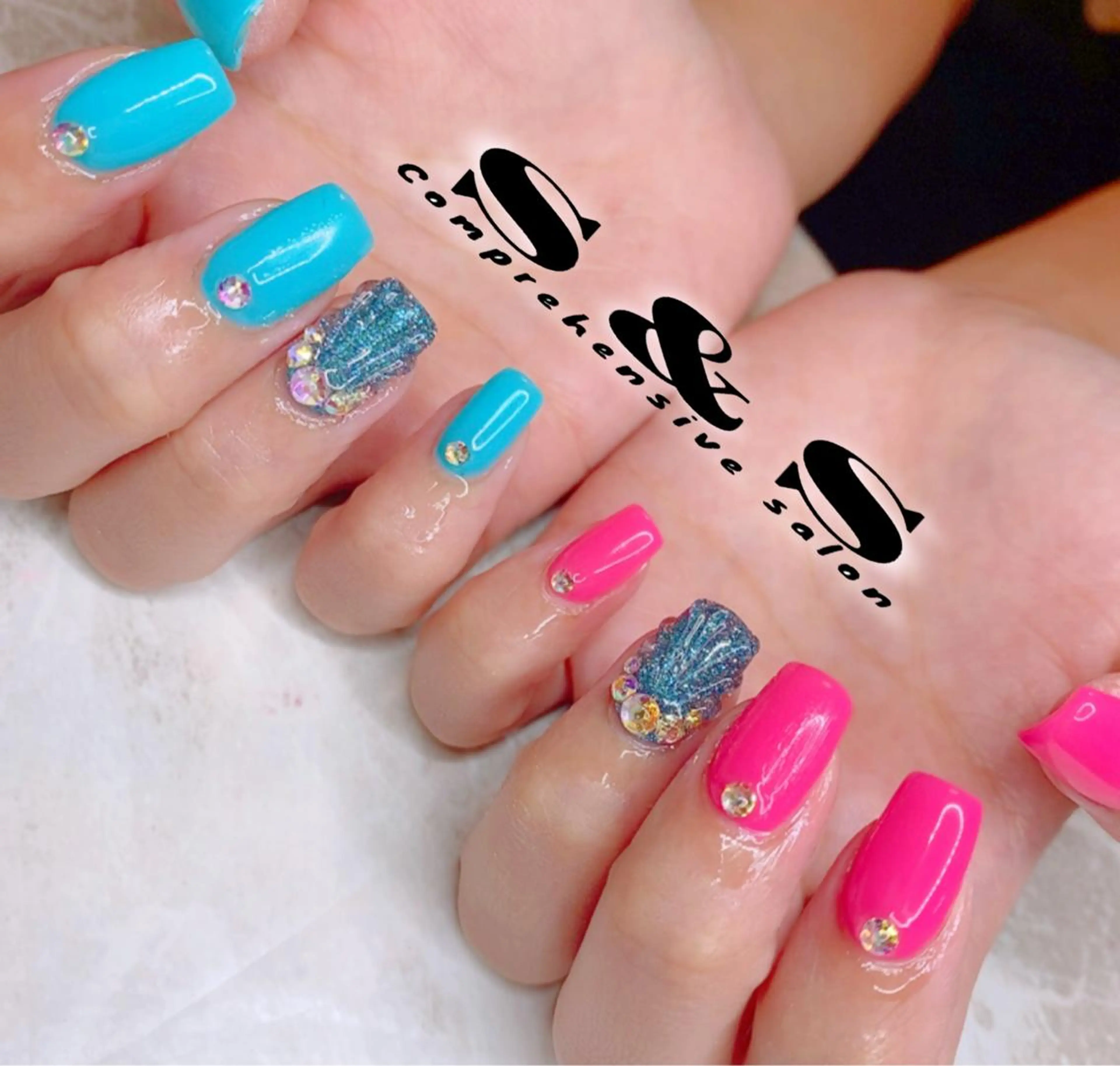 ネイル 長さ出し メンズネイル 持ち込み スカルプネイル S&S 村田小百合のネイルデザイン